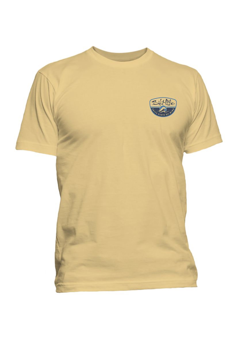 Mens Morning Wave Graphic T-Shirt
