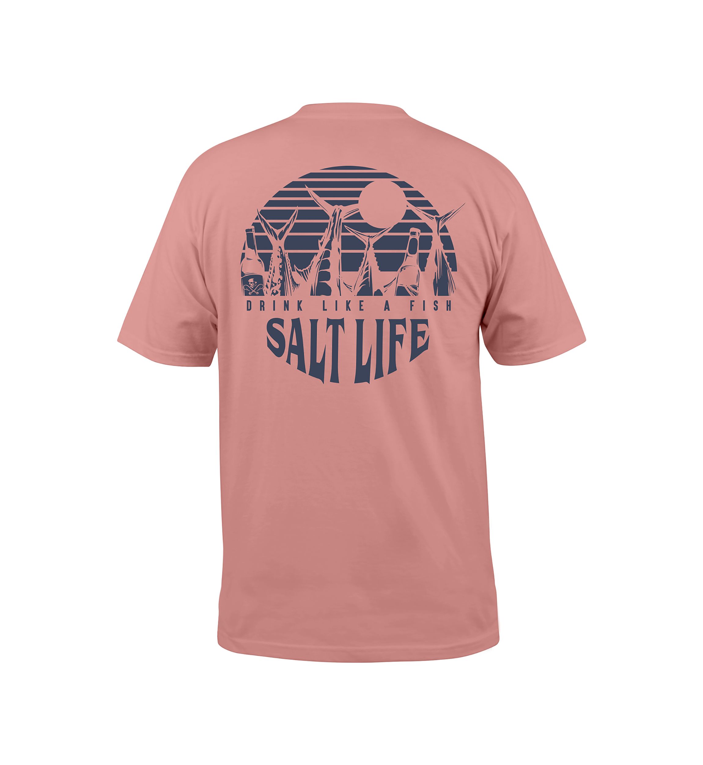 Mens Tall Drink Like a Fish Graphic T-Shirt
