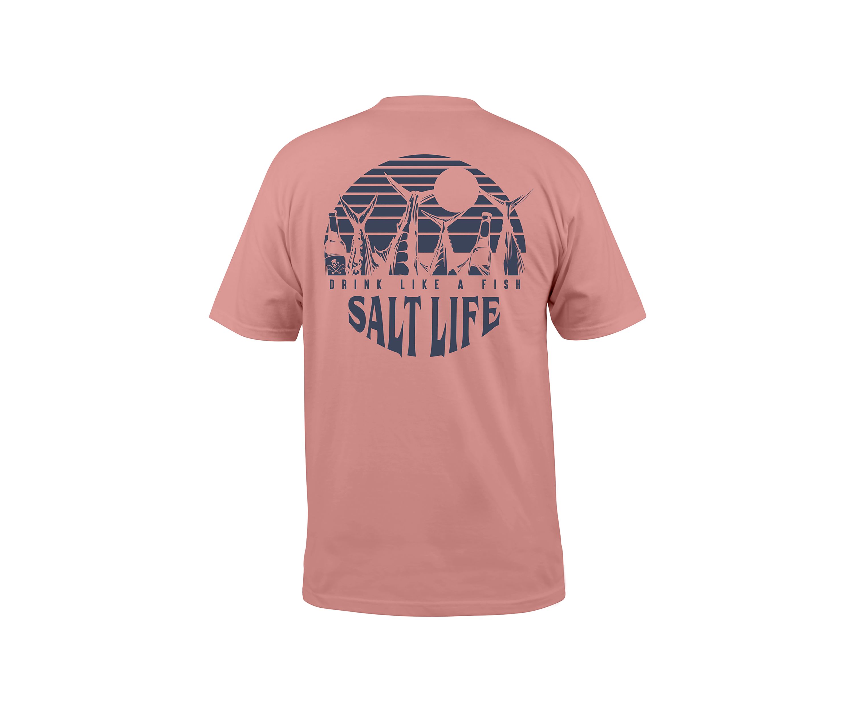 Mens Tall Drink Like a Fish Graphic T-Shirt