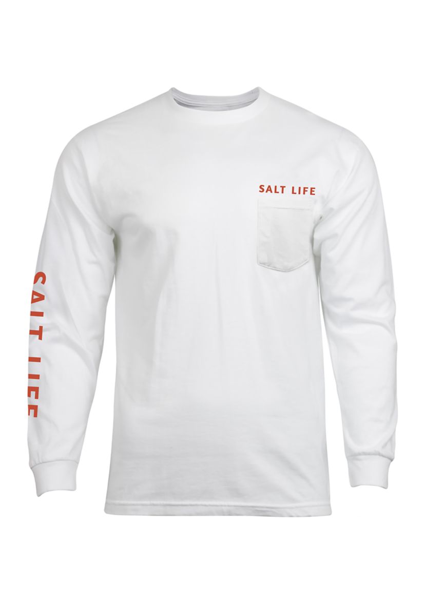 Big & Tall Sailin Flag Long Sleeve Graphic T-Shirt