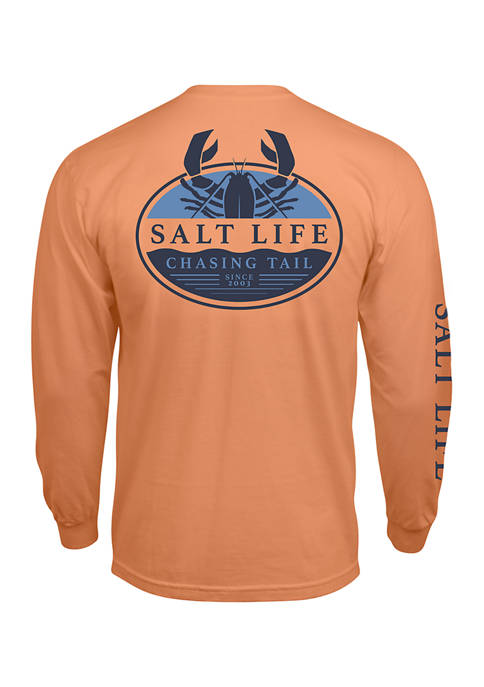 Salt Life Lobster Tailin Long Sleeve Graphic T-Shirt