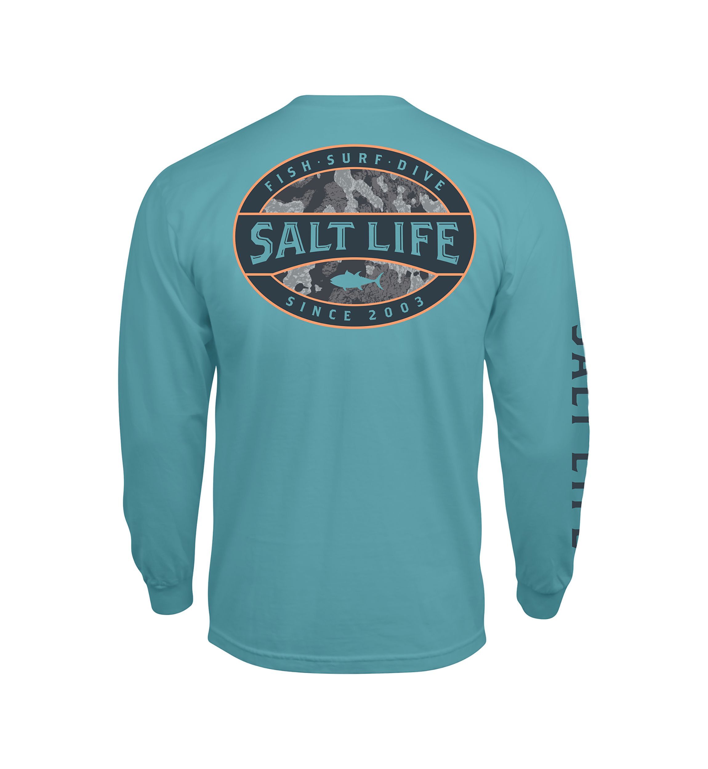Big & Tall Atlas Badge Long Sleeve Graphic T-Shirt