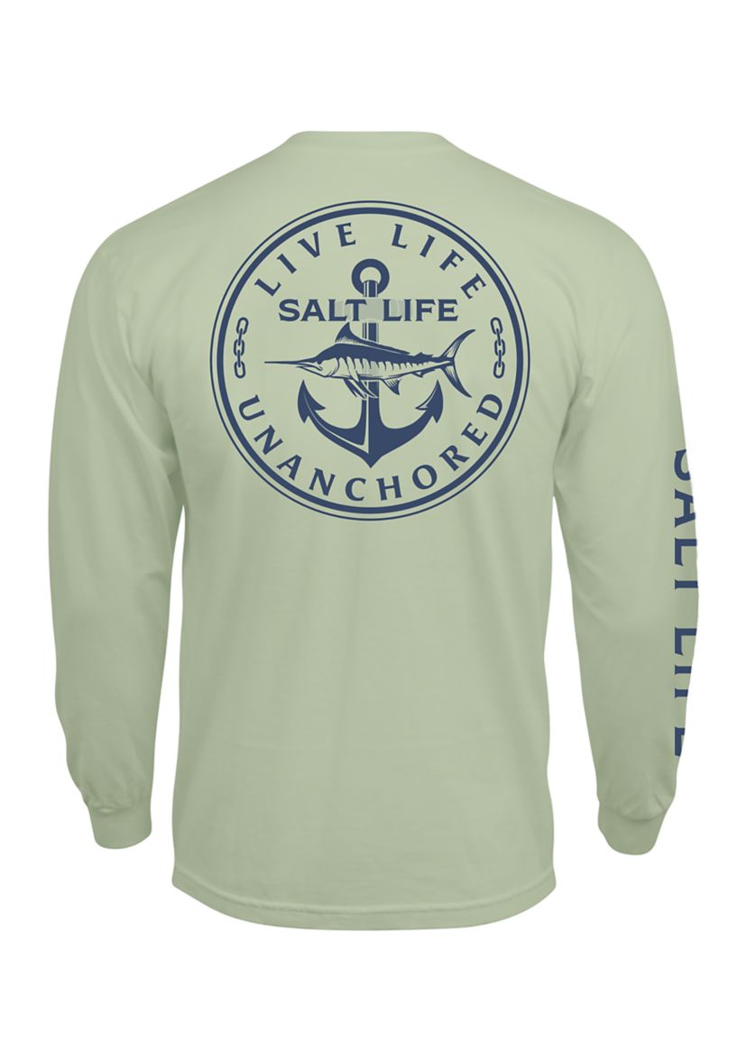 Long Sleeve Live Life Unanchored Graphic T-Shirt