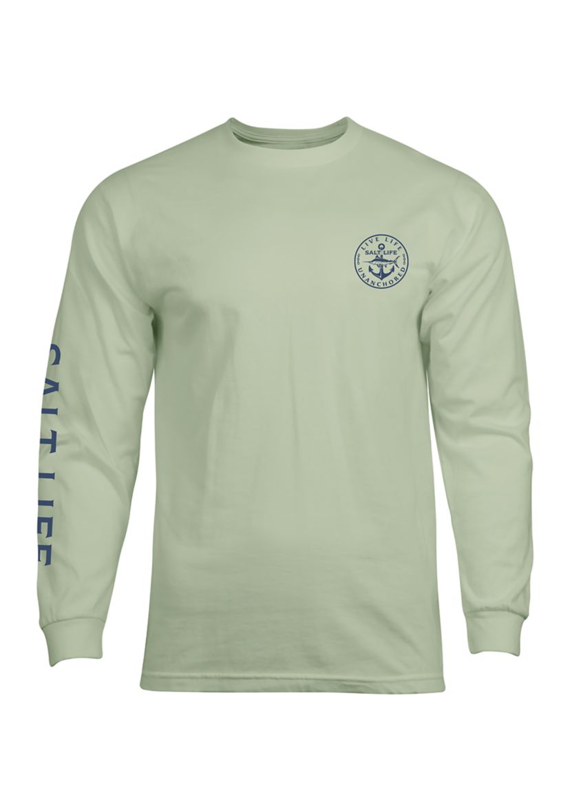 Long Sleeve Live Life Unanchored Graphic T-Shirt