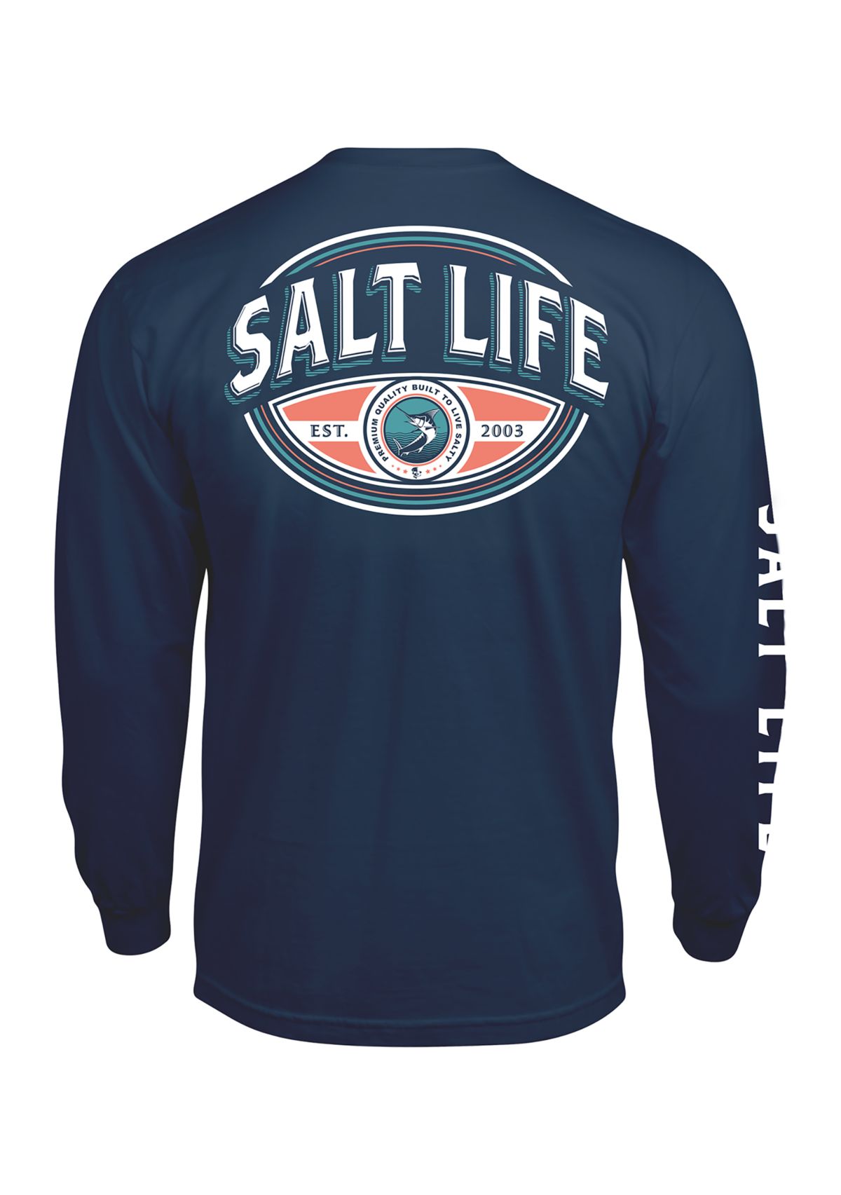 Long Sleeve Built Salty Graphic T-Shirt