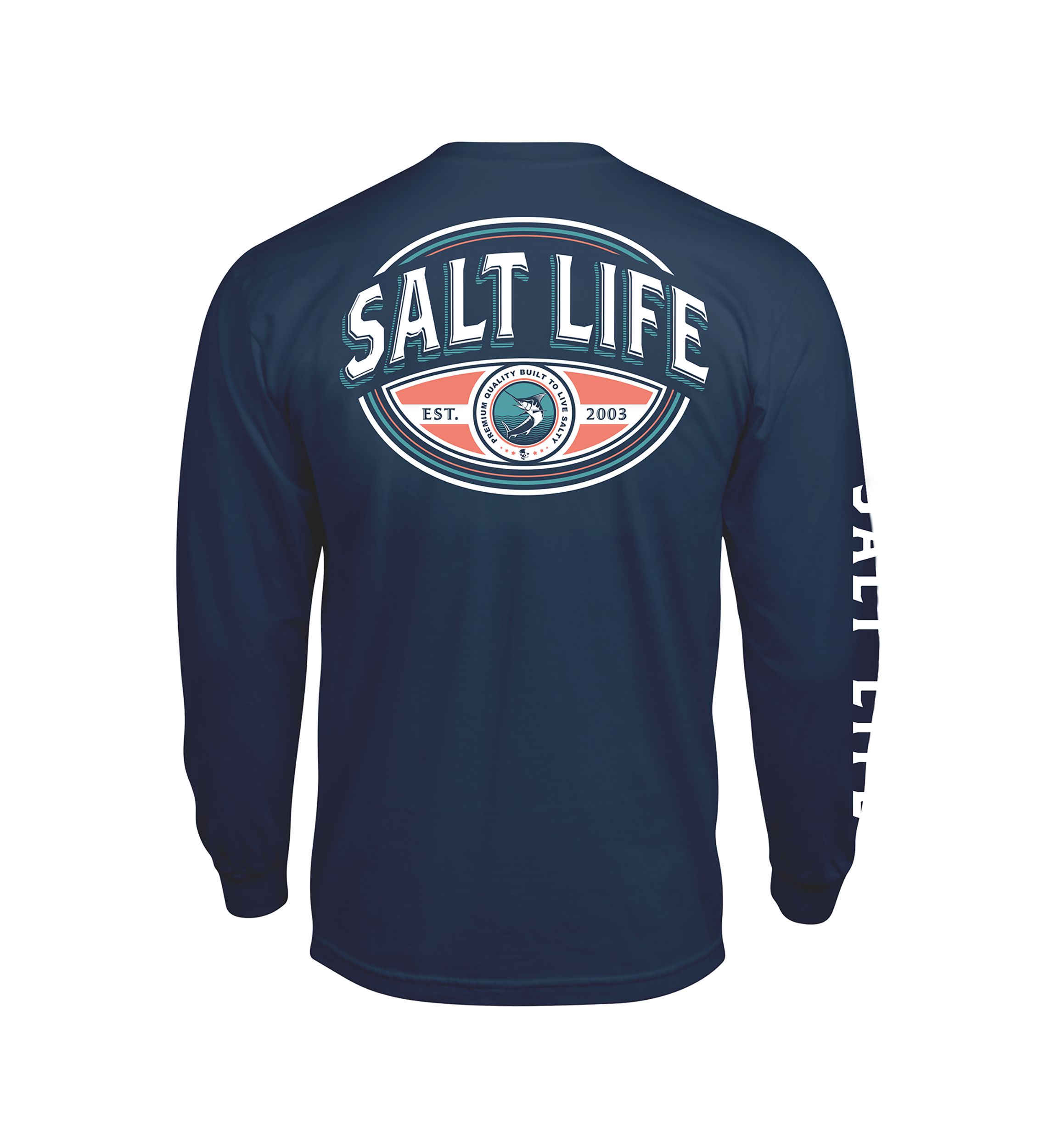 Long Sleeve Built Salty Graphic T-Shirt