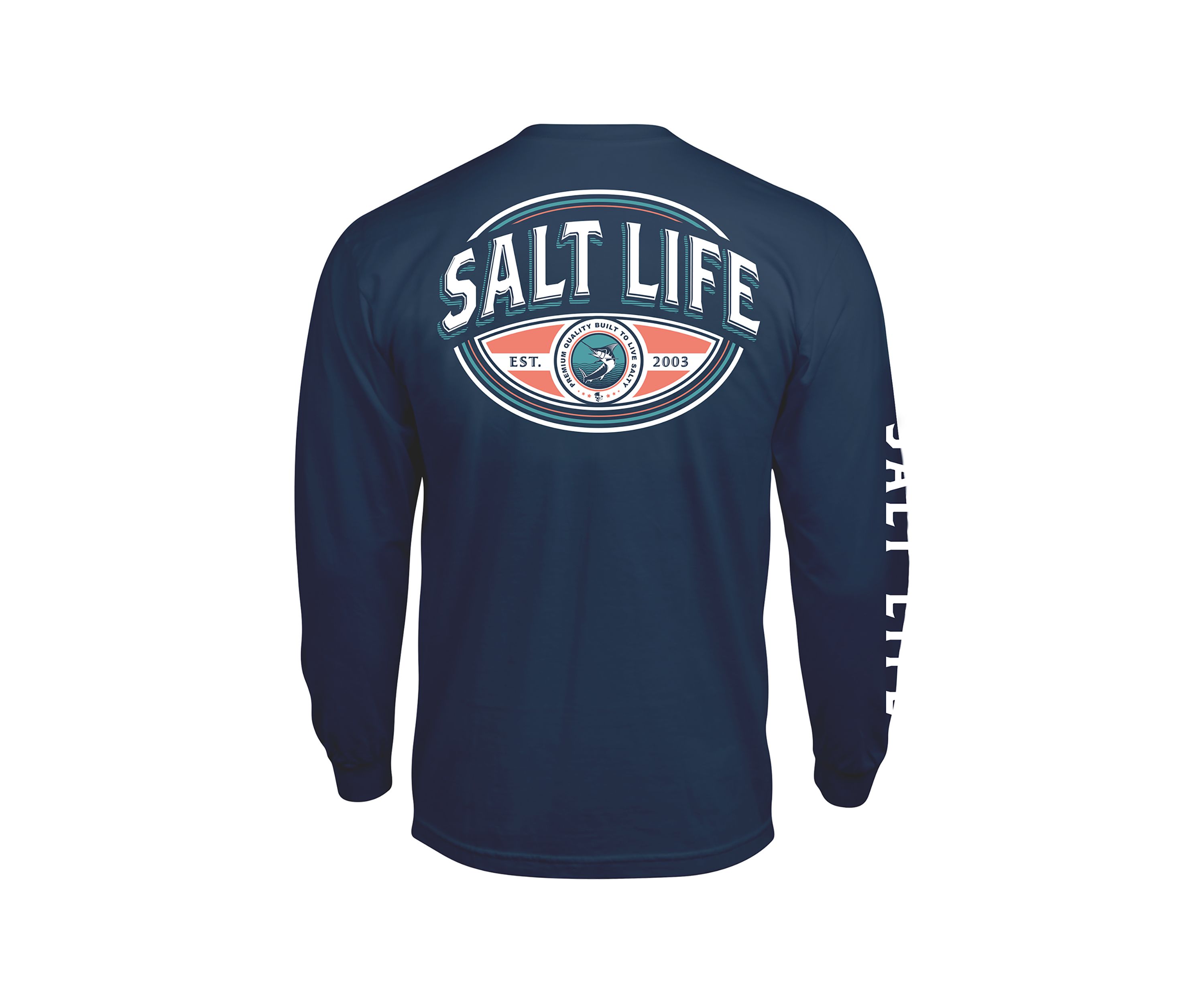 Long Sleeve Built Salty Graphic T-Shirt