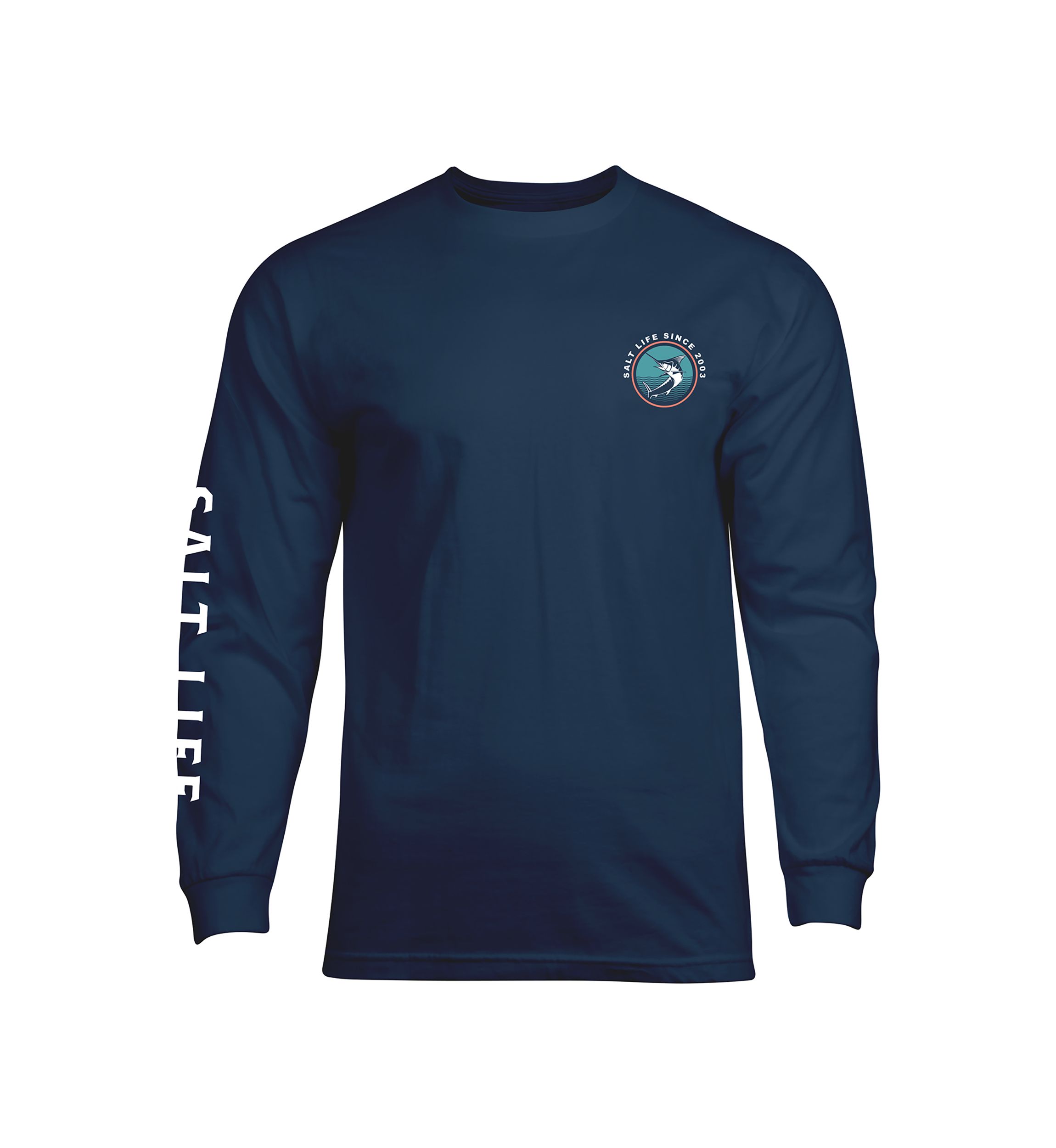 Long Sleeve Built Salty Graphic T-Shirt