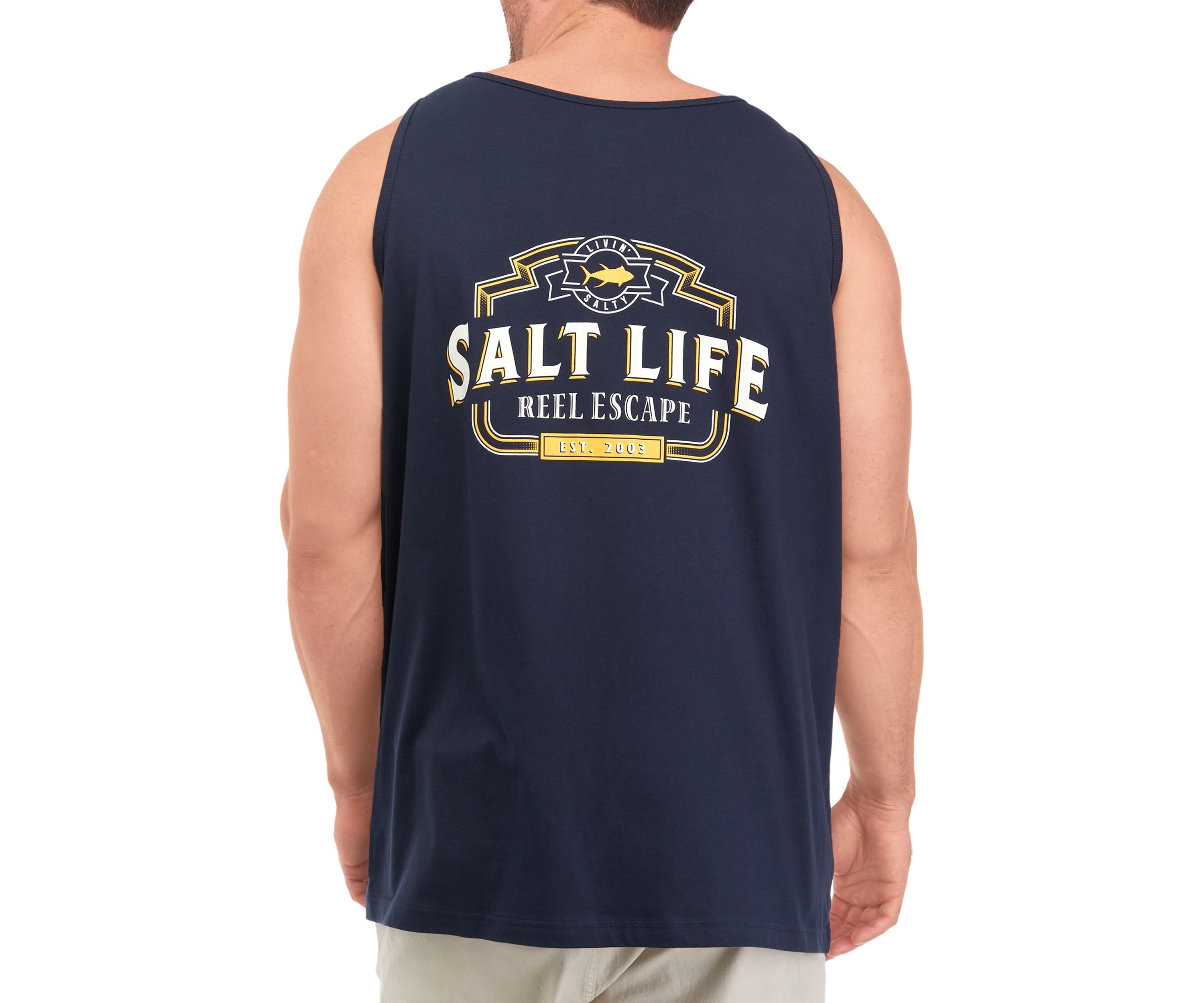 Big & Tall Reel Livin Graphic Tank Shirt