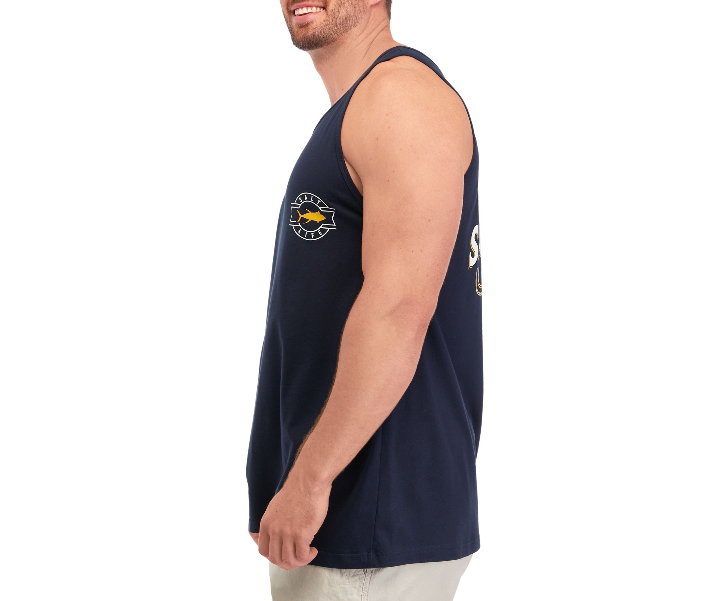 Big & Tall Reel Livin Graphic Tank Shirt