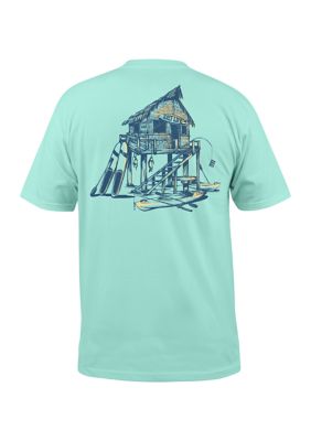 Salt Life Men's Short Sleeve Salty Hideaway Graphic T-Shirt -  3201378SLM11038