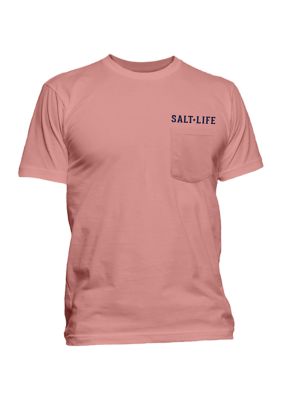 Salt Life Men's Big & Tall Golden Hour Long Sleeve Graphic T-Shirt, Cotton