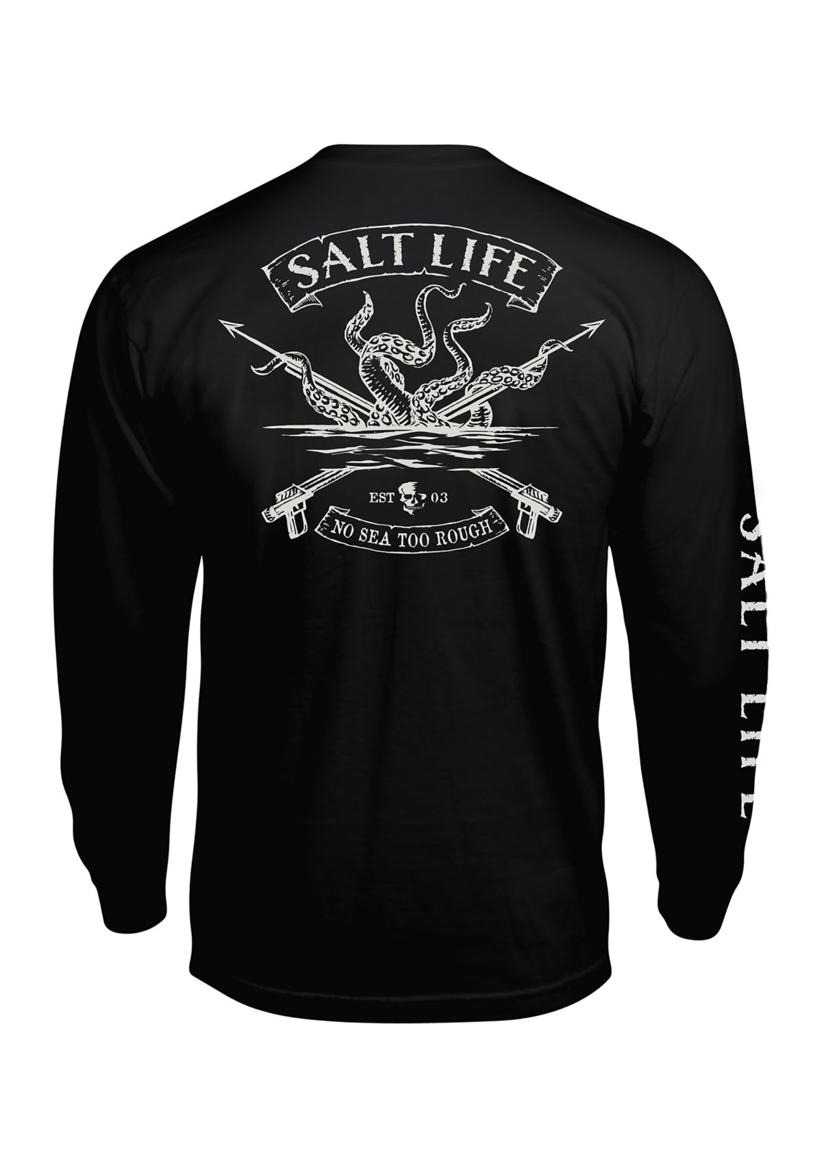Octopus Spears Long Sleeve Graphic T-Shirt