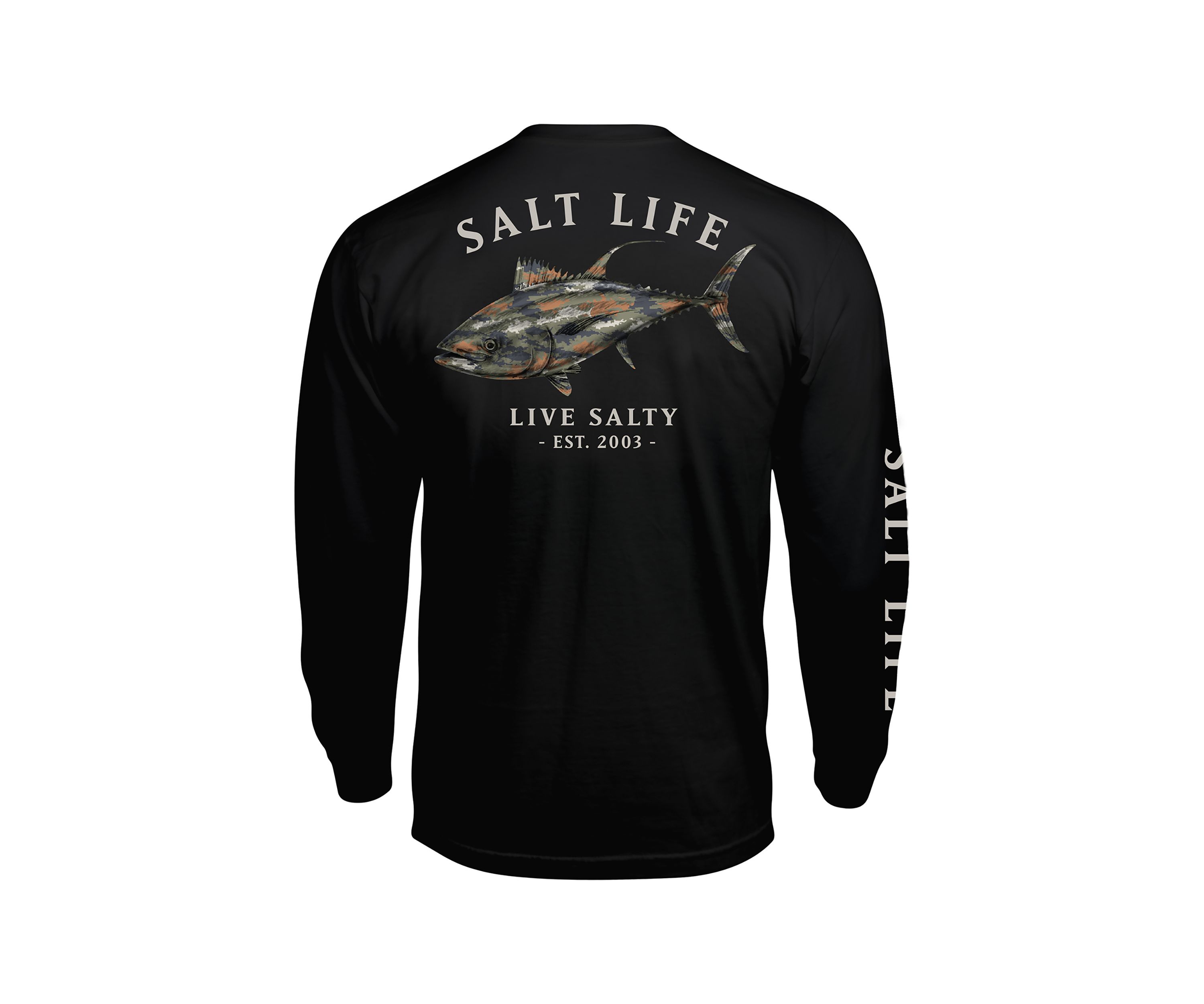 Long Sleeve Tuna Journey Graphic T-Shirt 