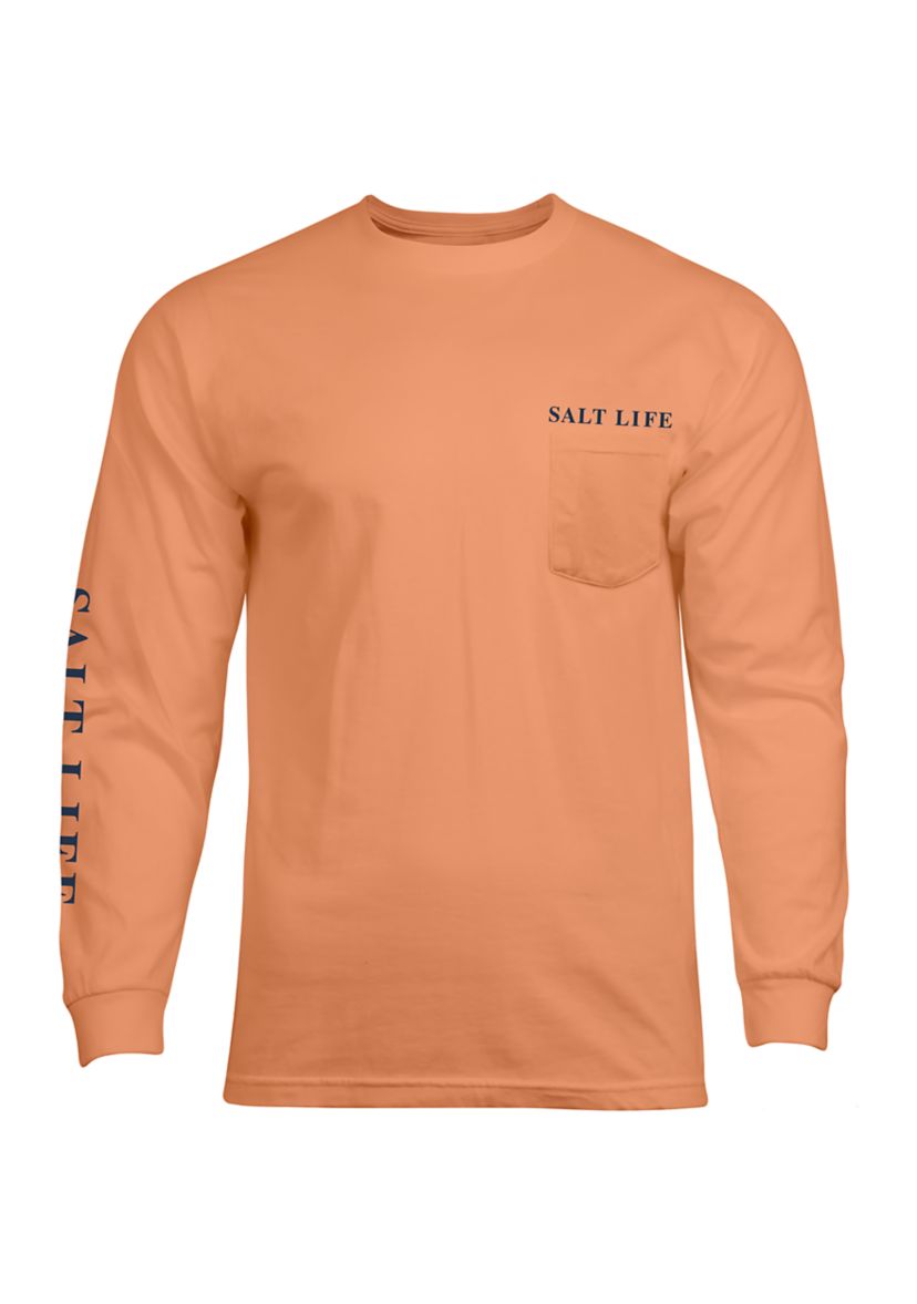 Long Sleeve Travelin Tuna Graphic T-Shirt 