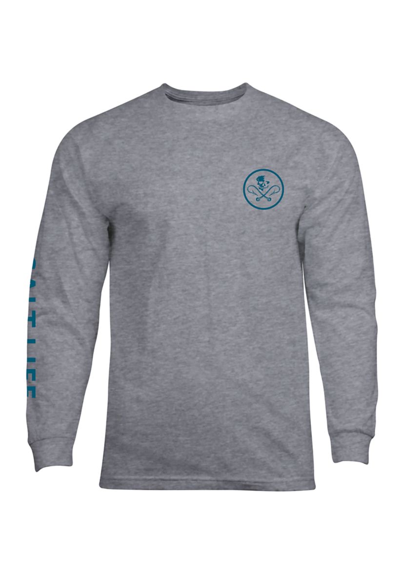 Concealed Badge Long Sleeve Graphic T-Shirt 