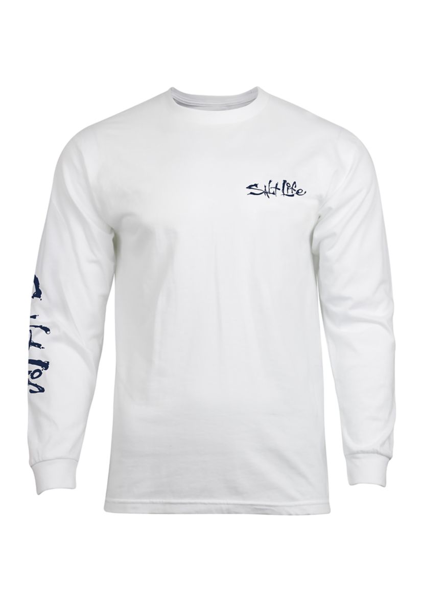 Blue Crab Proud Long Sleeve Graphic T-Shirt 