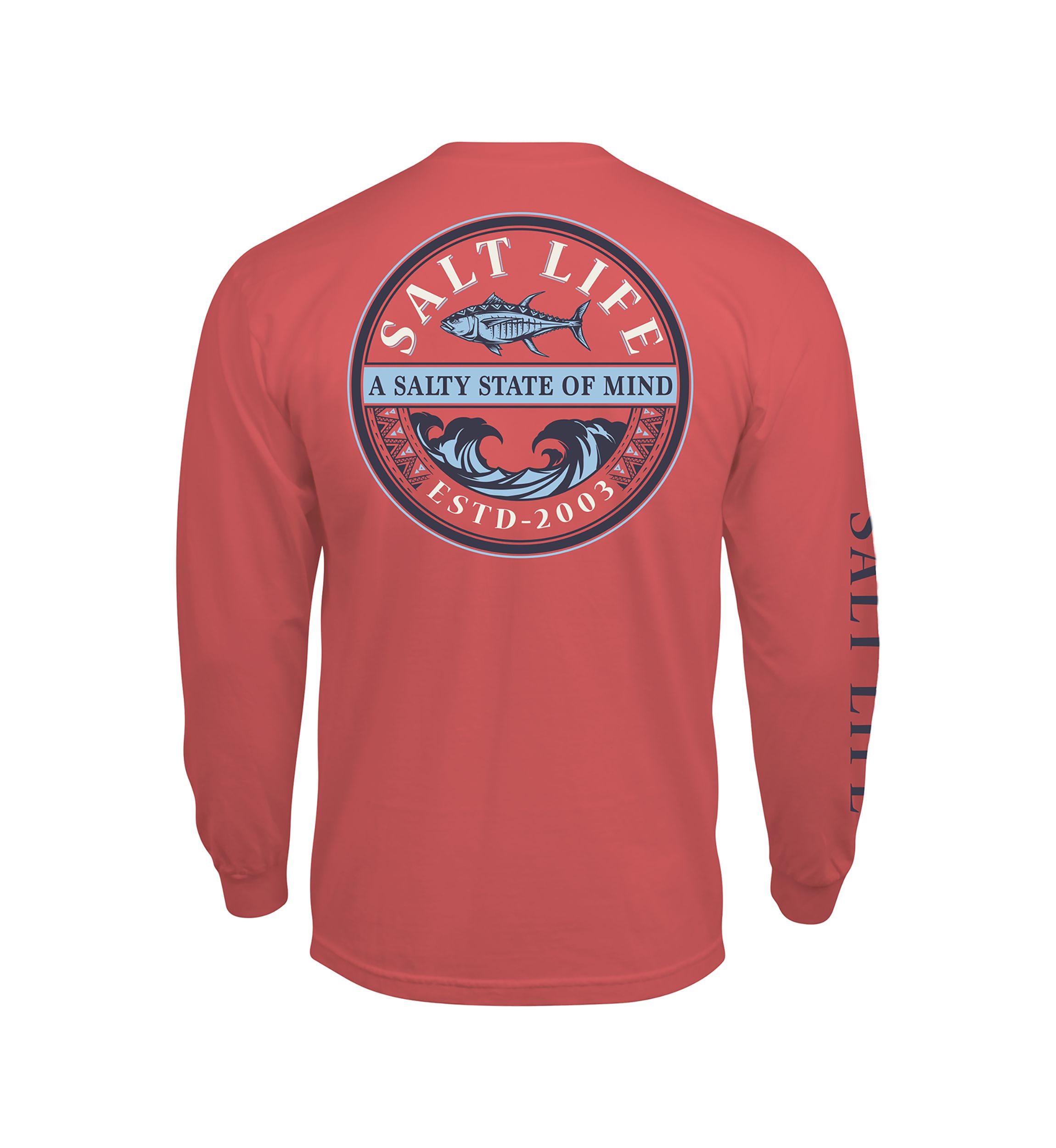 Tribal Tuna Long Sleeve Graphic T-Shirt