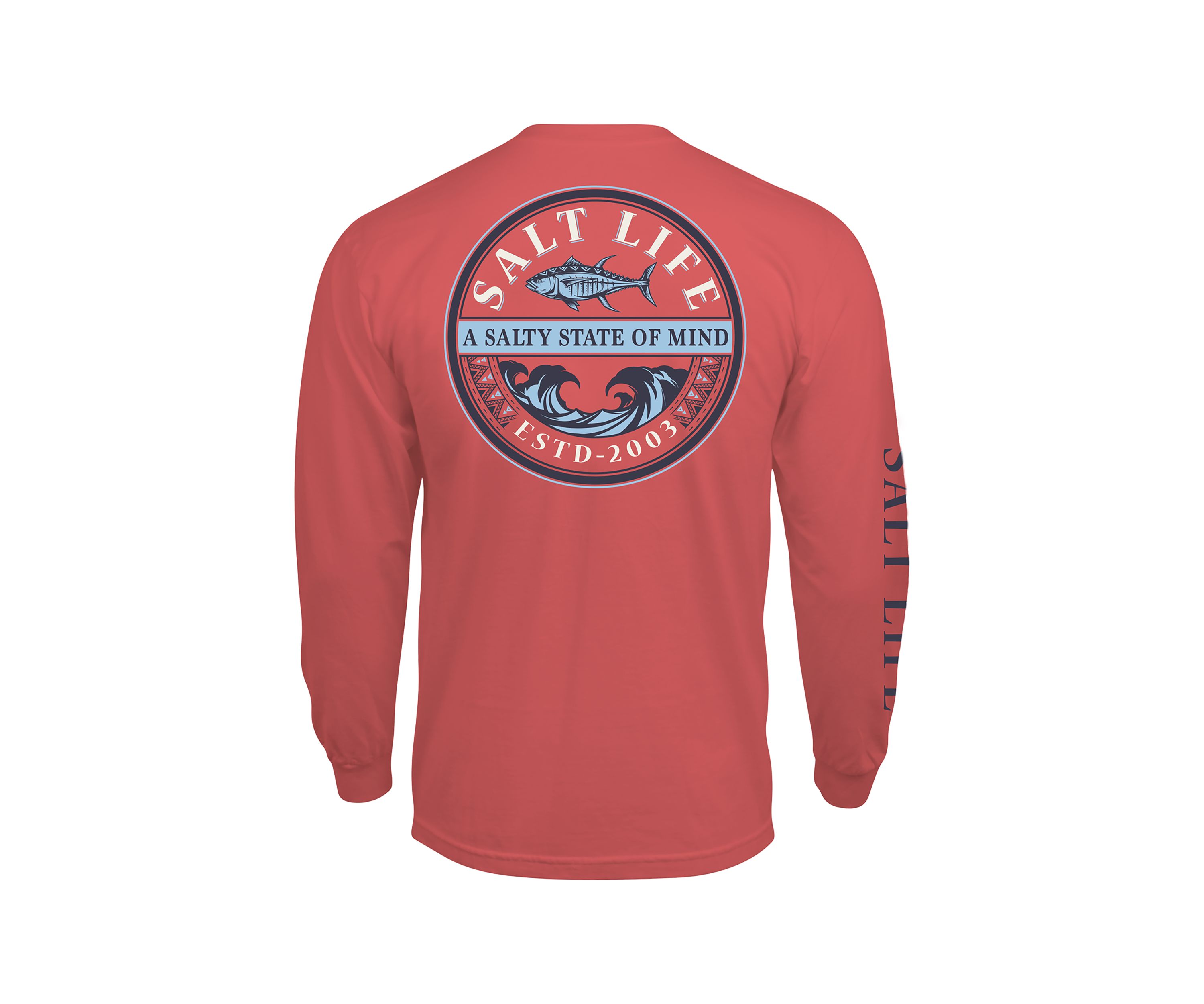 Tribal Tuna Long Sleeve Graphic T-Shirt