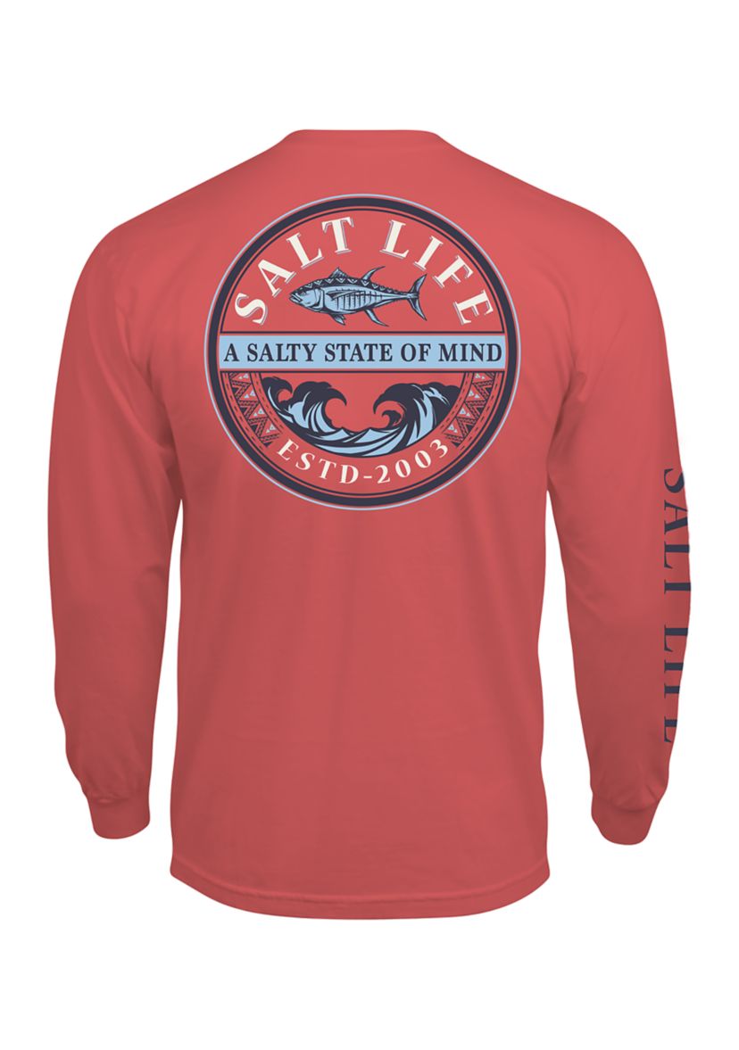 Tribal Tuna Long Sleeve Graphic T-Shirt