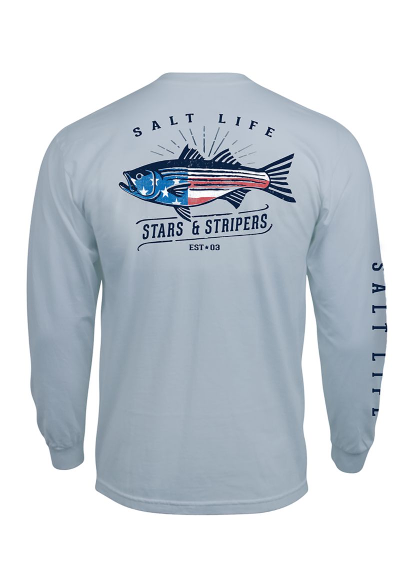 Stars and Stripers Long Sleeve Graphic T-Shirt
