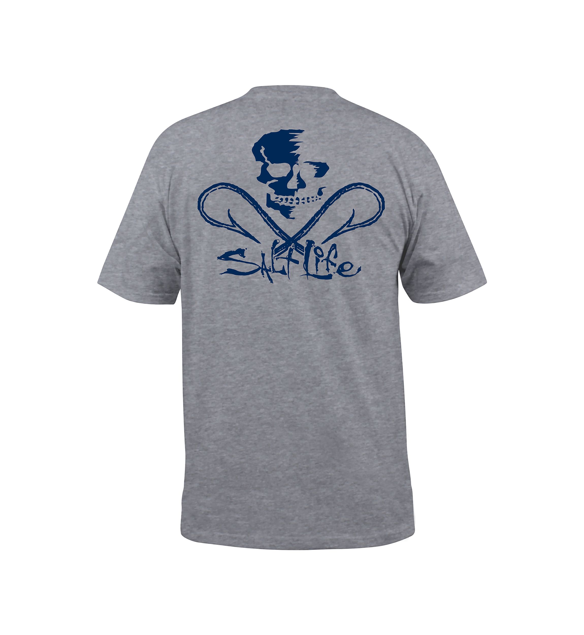 Mens Big Skull and Hooks Graphic T-Shirt
