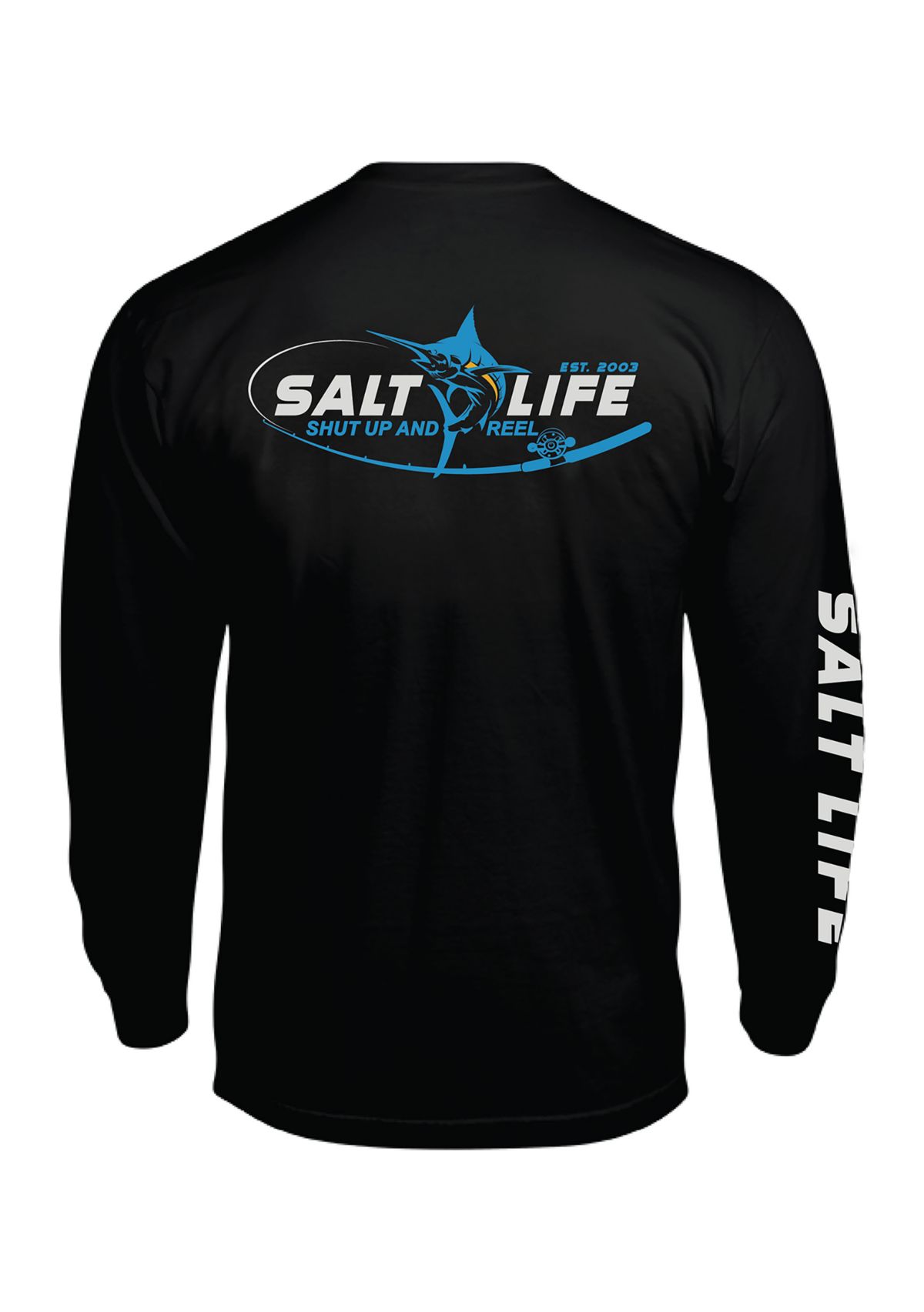 	  Mens Tall Reel Time Long Sleeve Graphic T-Shirt 