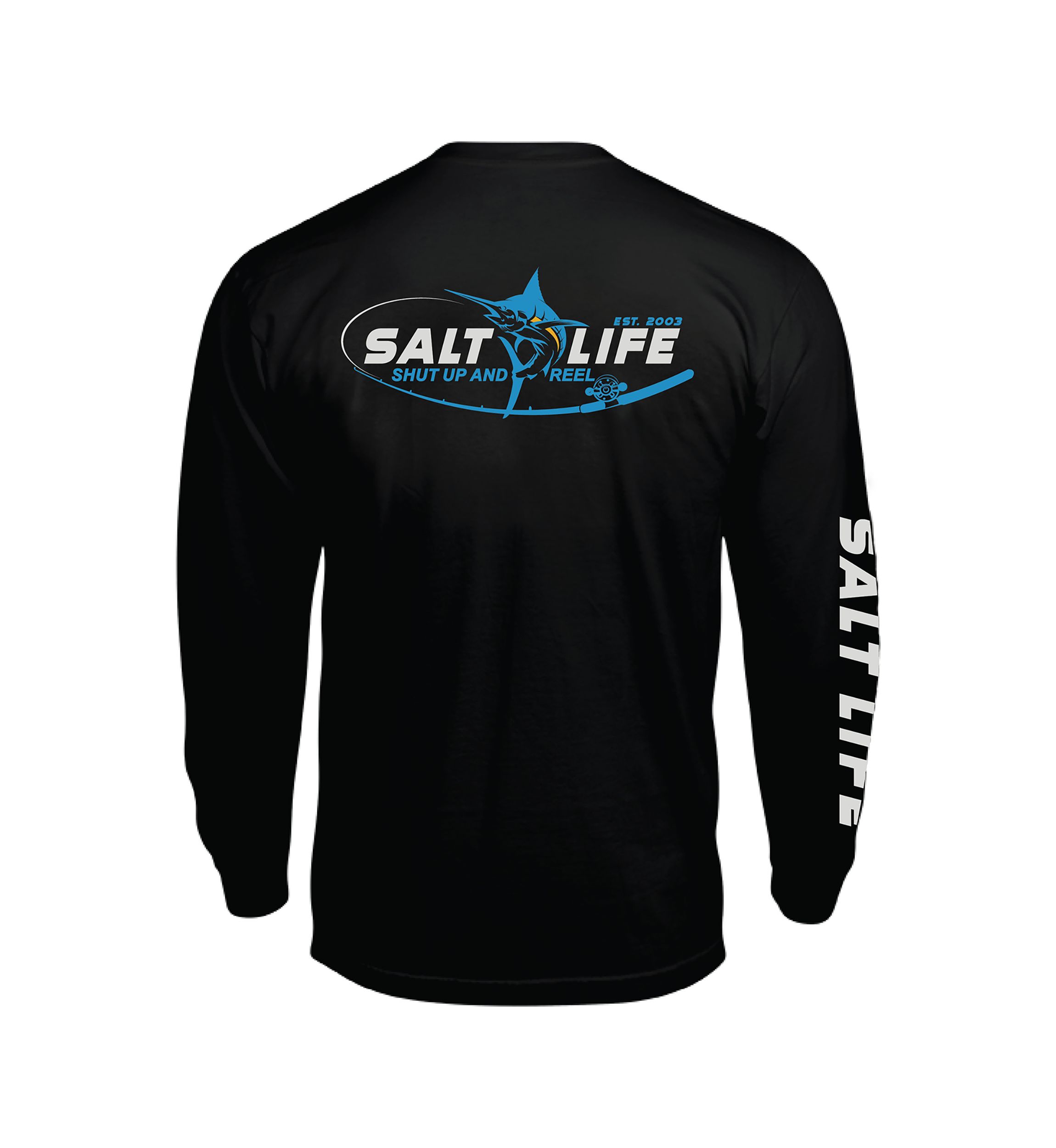 	  Mens Tall Reel Time Long Sleeve Graphic T-Shirt 