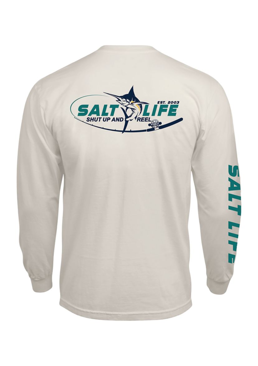 Long Sleeve Reel Time Graphic T-Shirt 