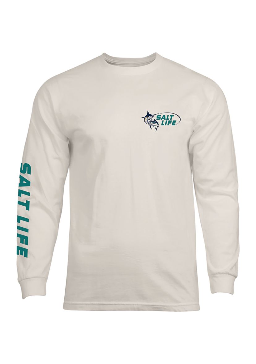 Long Sleeve Reel Time Graphic T-Shirt 