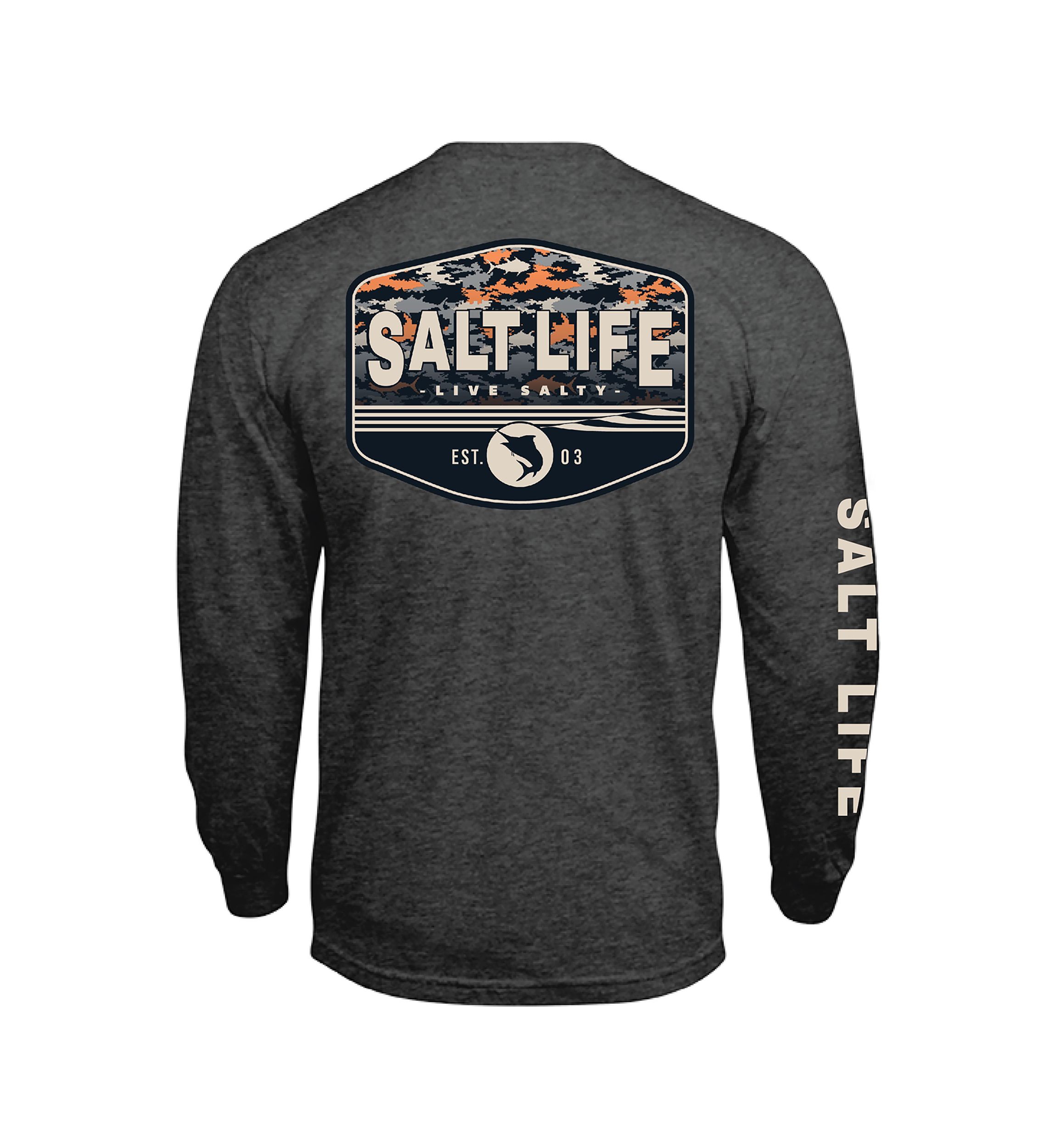 Aquatic Journey Fade Long Sleeve Graphic T-Shirt