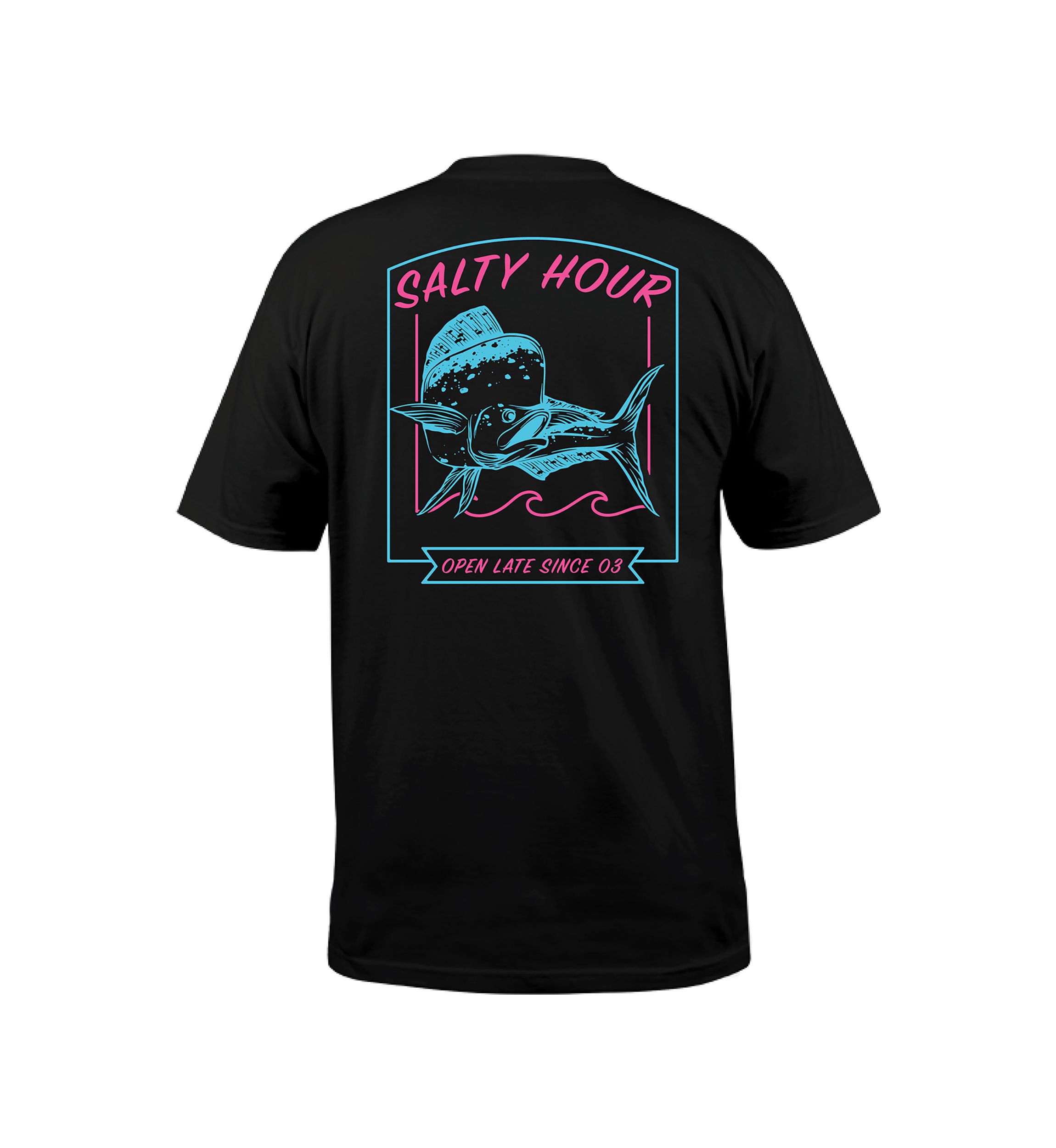 Short Sleeve Open Late Graphic T-Shirt