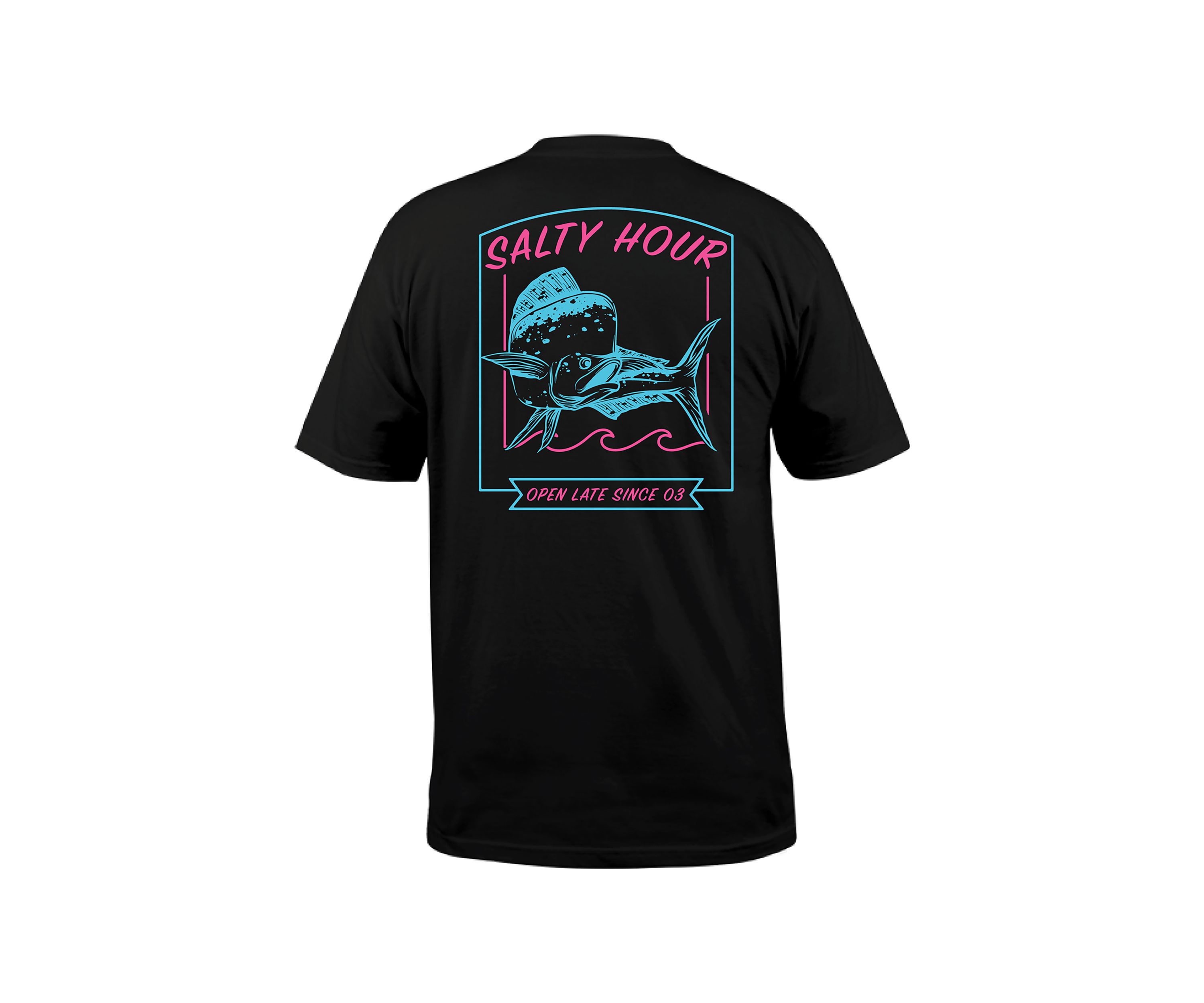 Short Sleeve Open Late Graphic T-Shirt