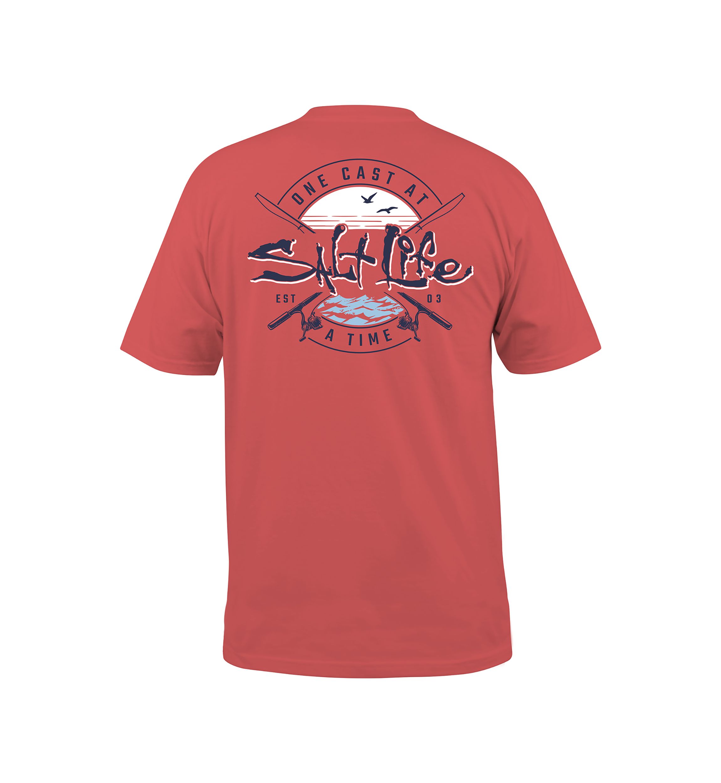 One Cast At a Time Short Sleeve Graphic T-Shirt