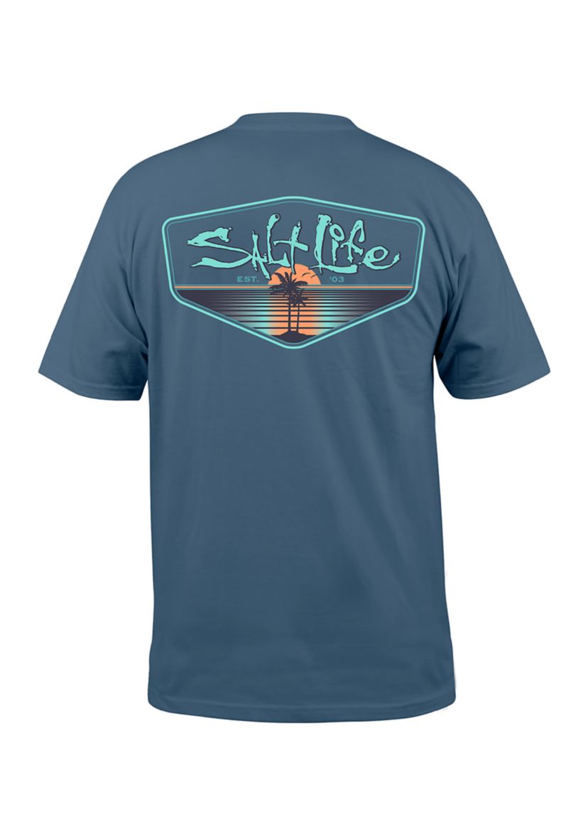 Short Sleeve Private Island Graphic T-Shirt