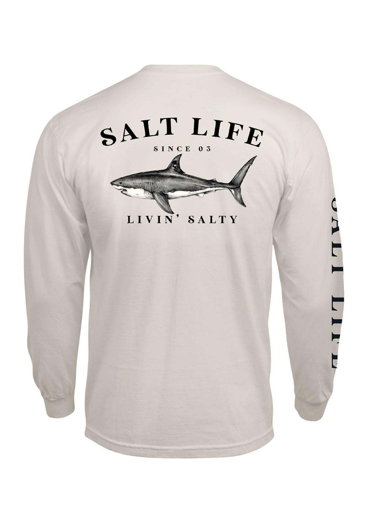 Long Sleeve Jaws of Steel Graphic T-Shirt 