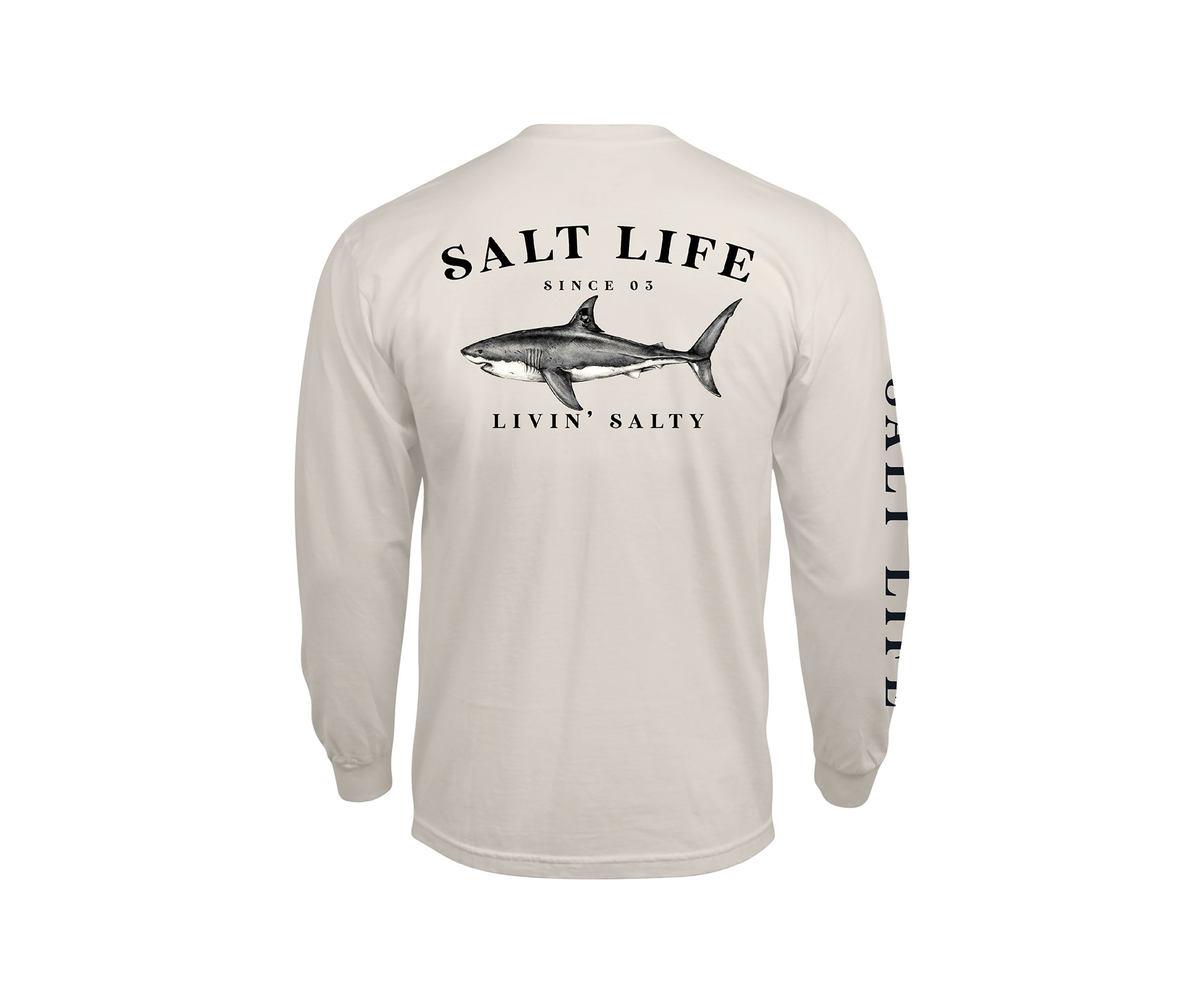 Long Sleeve Jaws of Steel Graphic T-Shirt 