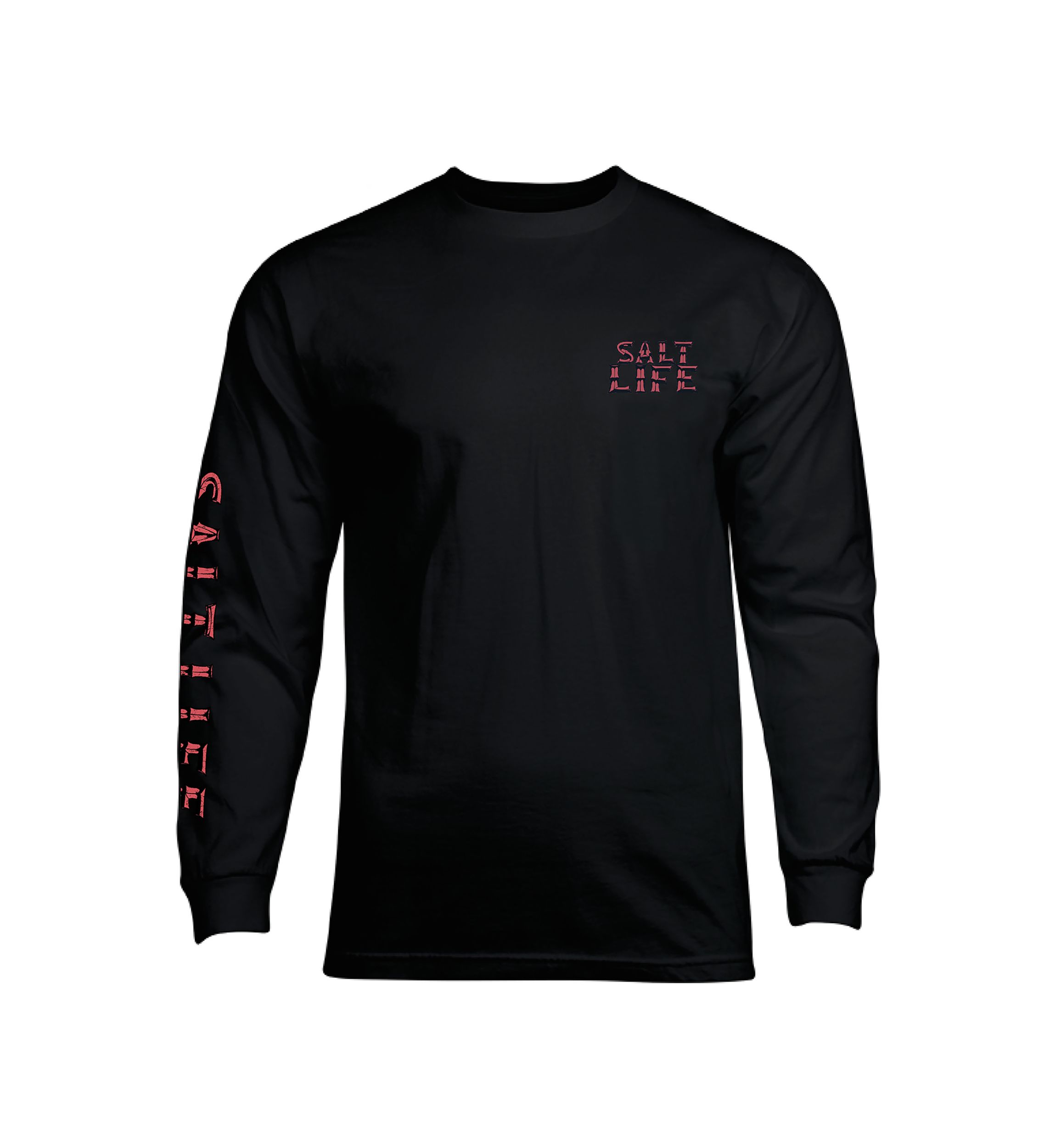 Long Sleeve Underwater Alien Graphic T-Shirt 