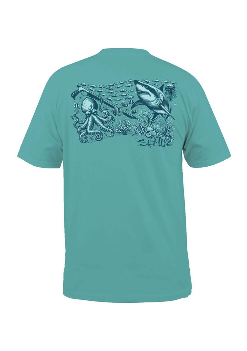 Underwater Diving Short Sleeve Graphic T-Shirt 