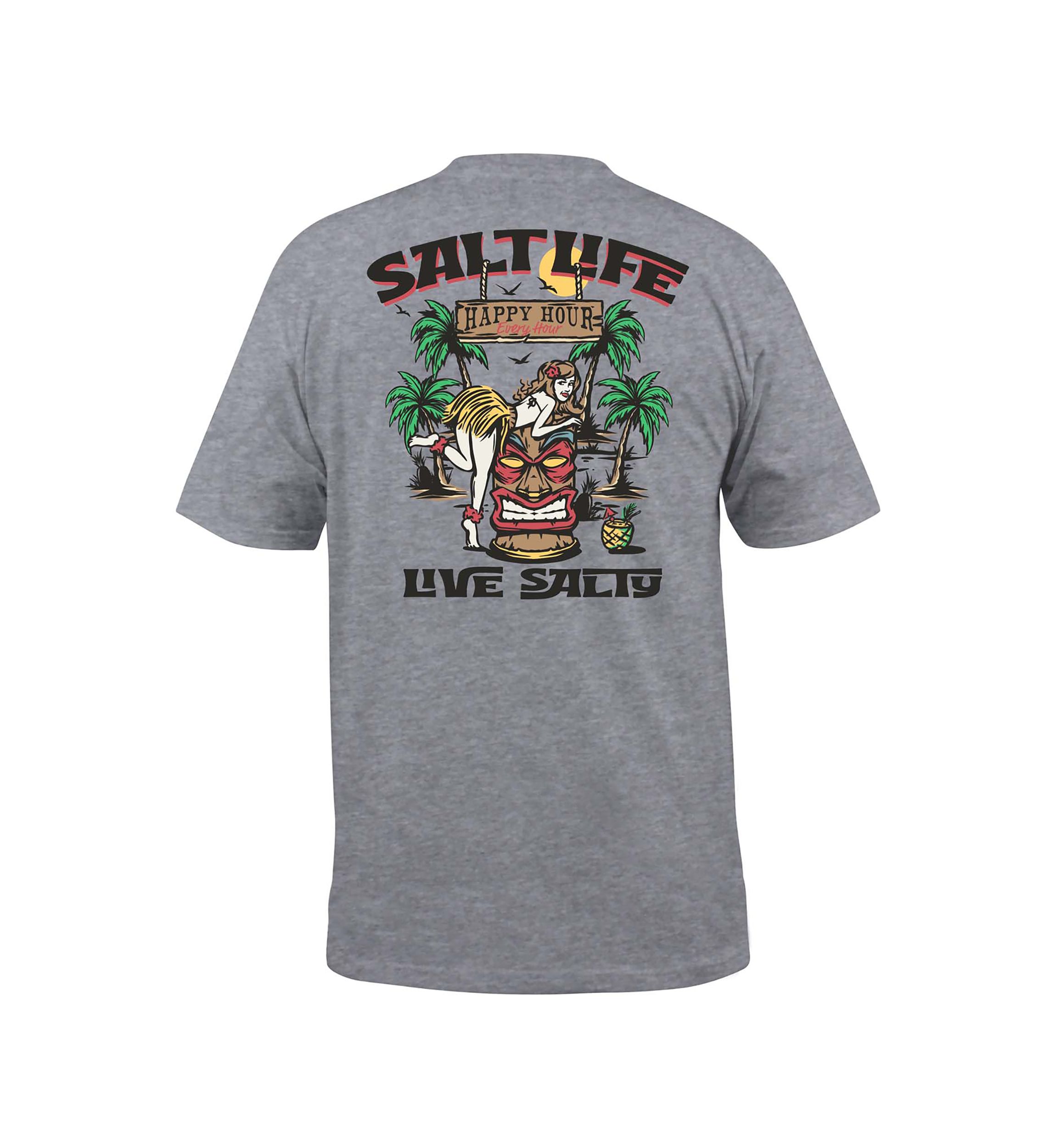  Mens Tall Tiki Hour Short Sleeve Graphic Shirt 