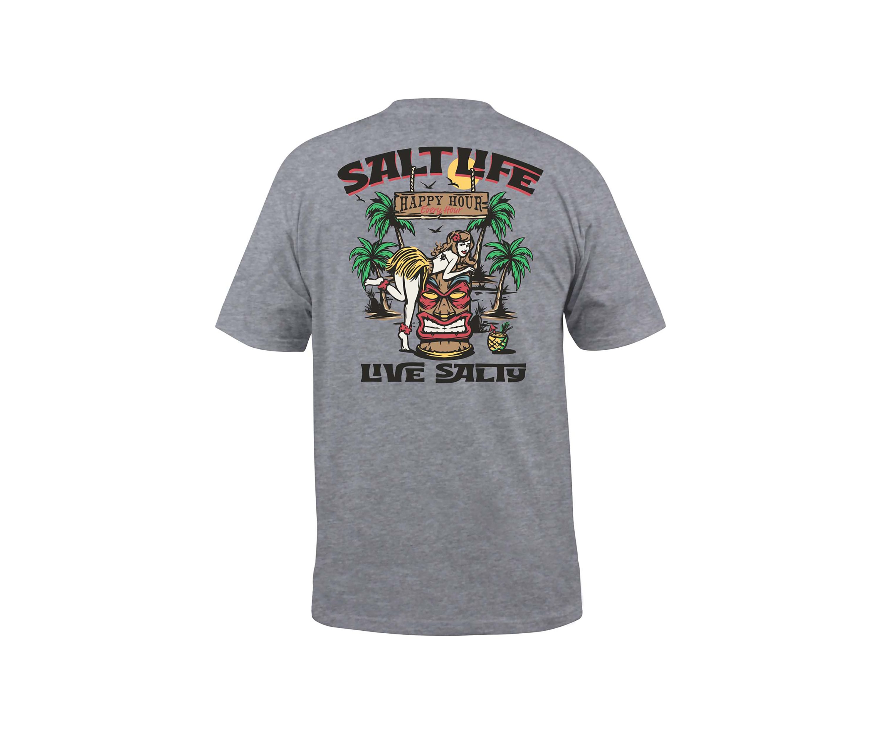  Mens Tall Tiki Hour Short Sleeve Graphic Shirt 