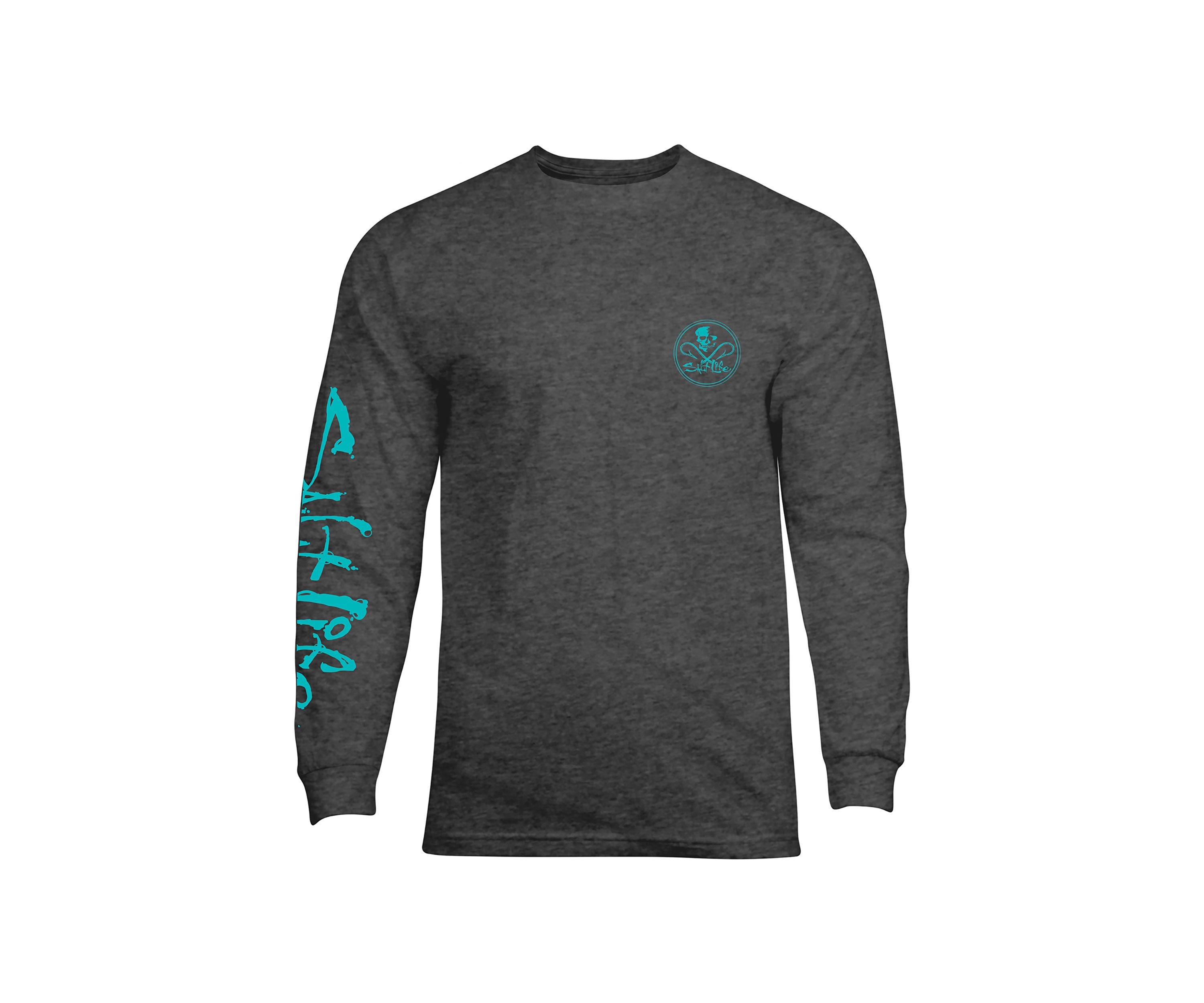 Skull and Hooks Long Sleeve Graphic T-Shirt