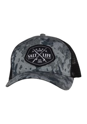 Salt Life Men's Aqua Badge Hat