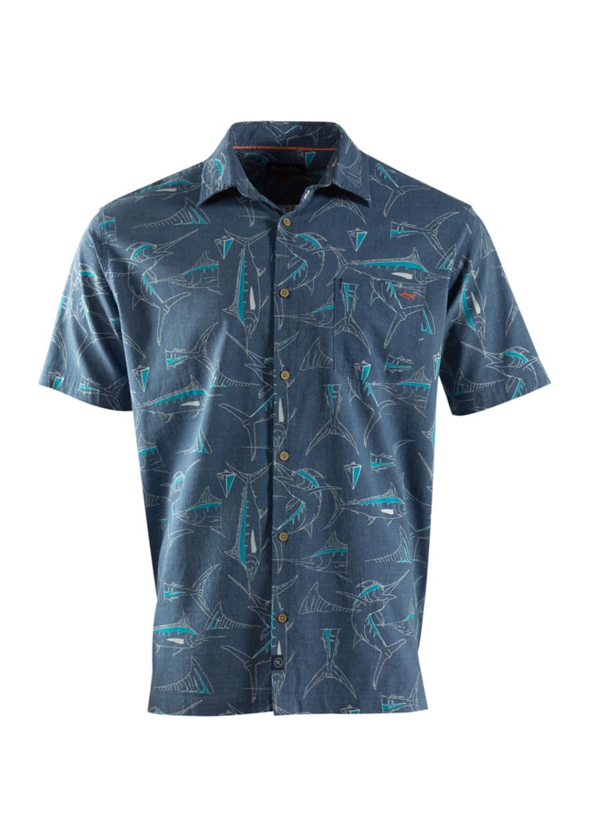Fintastic Printed Button Up Shirt