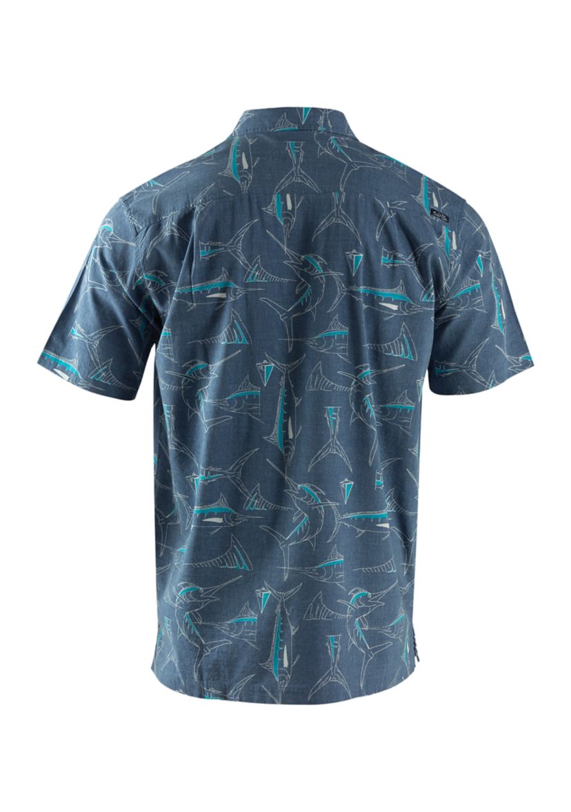 Fintastic Printed Button Up Shirt