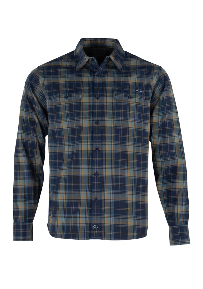 Long Sleeve Port Woven Button Down Stretch Performance Shirt