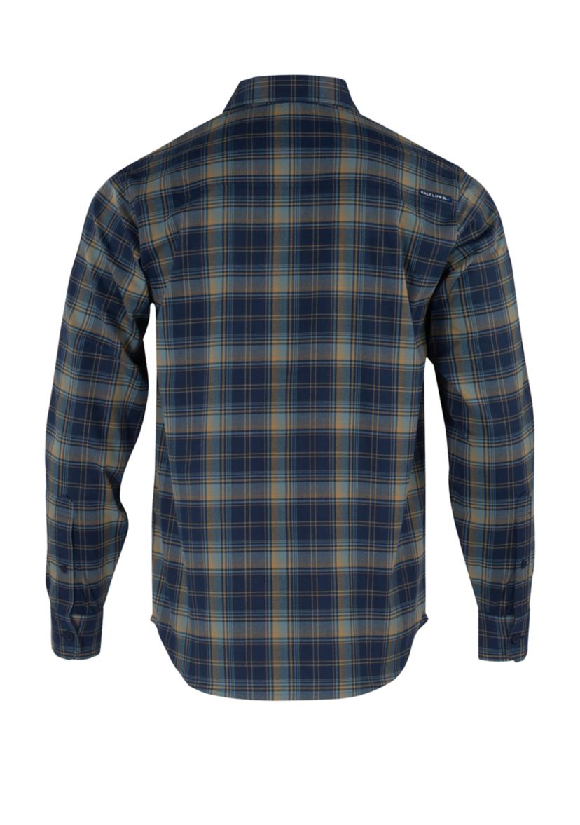 Long Sleeve Port Woven Button Down Stretch Performance Shirt