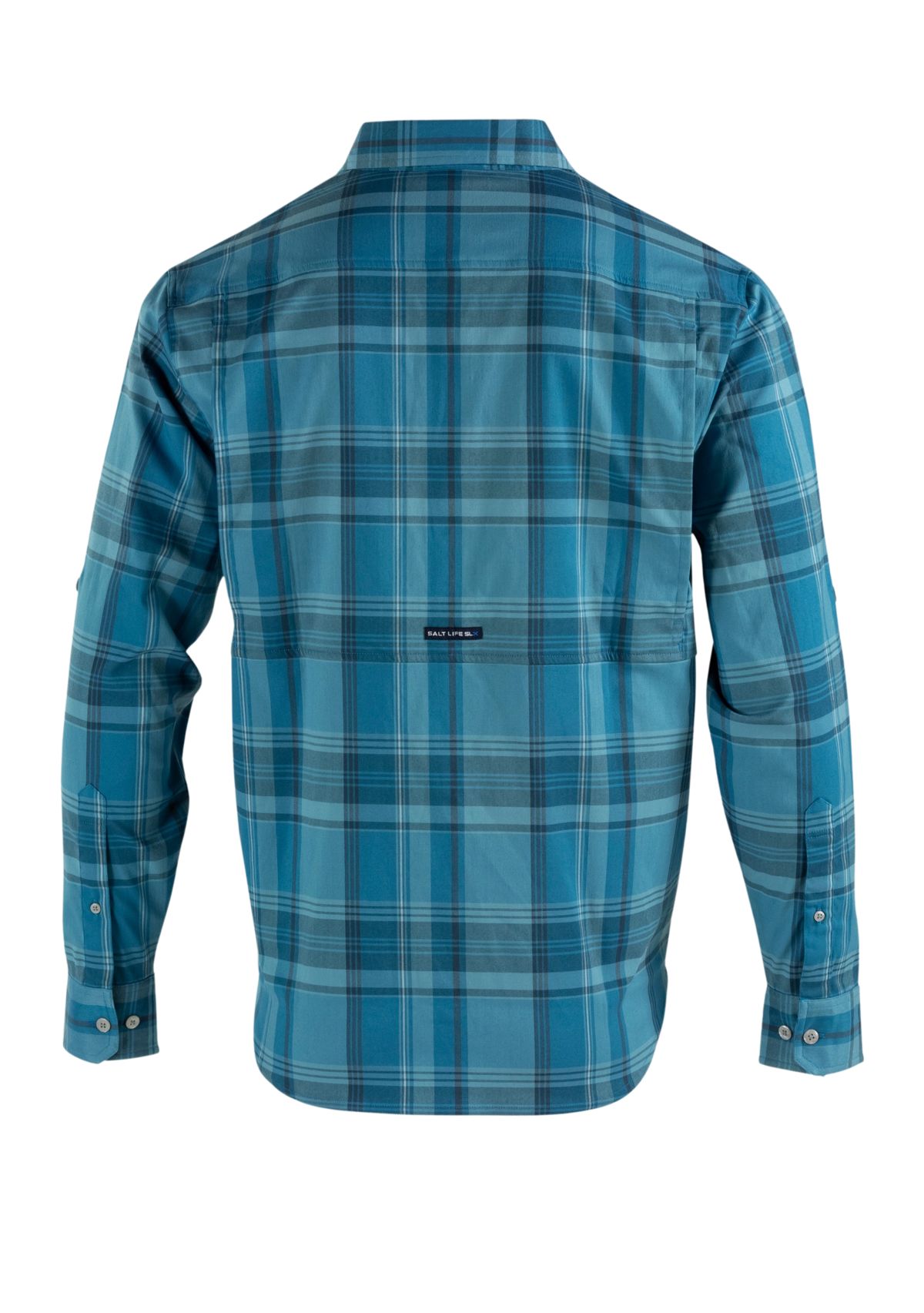 Long Sleeve Starboard Woven Stretch Performance Button Down Shirt
