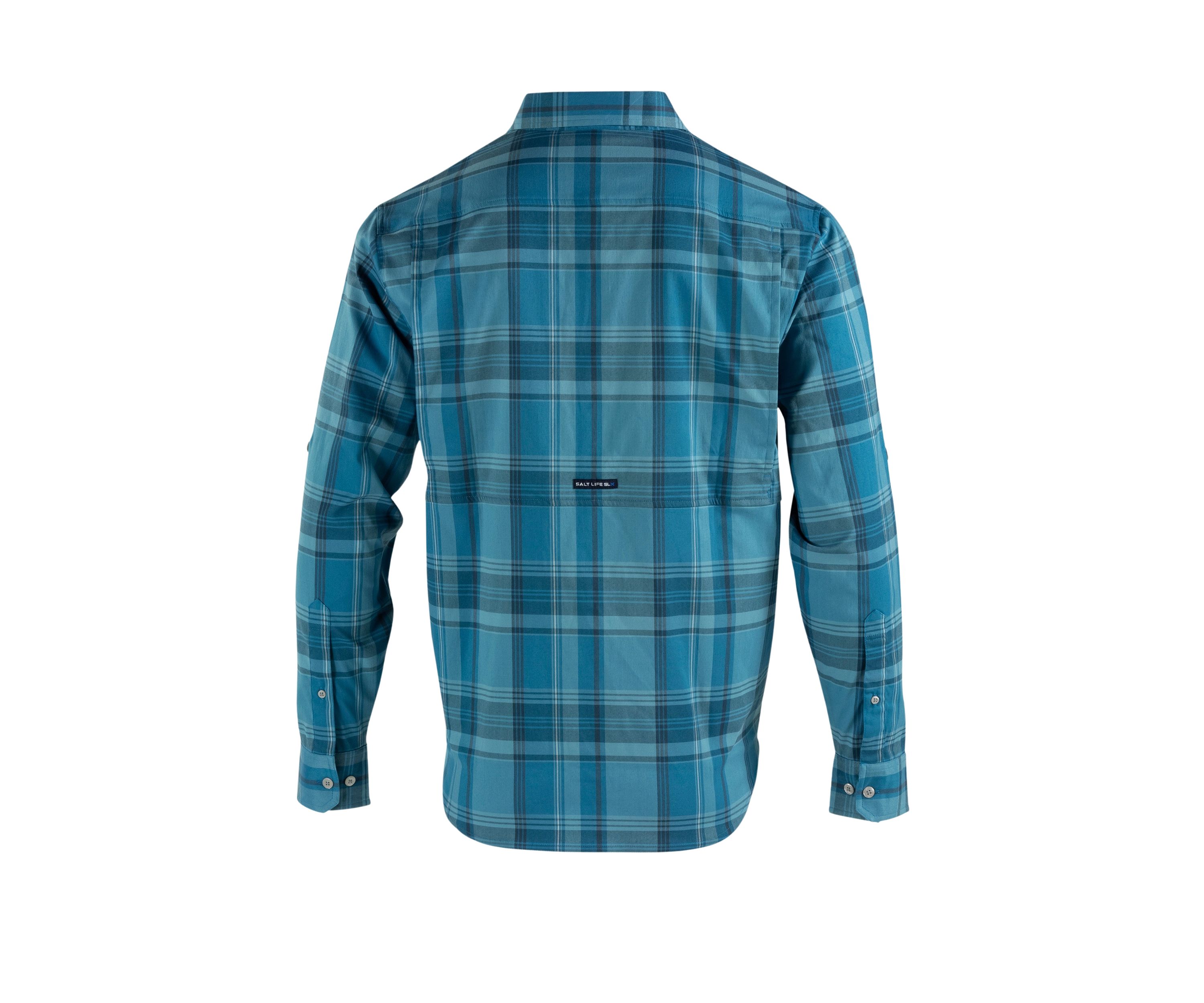 Long Sleeve Starboard Woven Stretch Performance Button Down Shirt