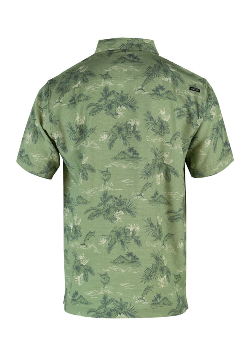 Ohana Printed Button Up Shirt 